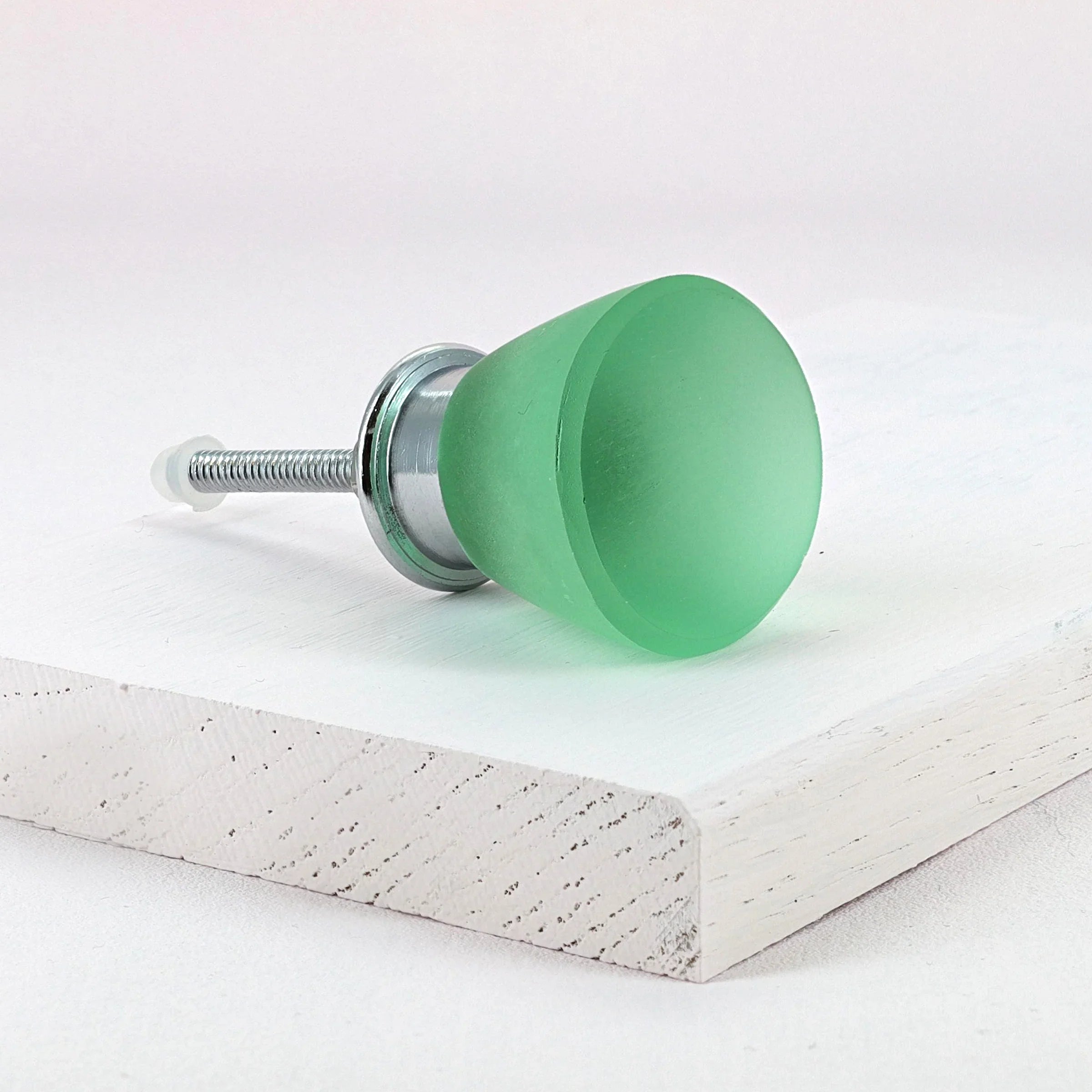 Sienna Frosted Flute Matt Glass Pull Knob - G Decor