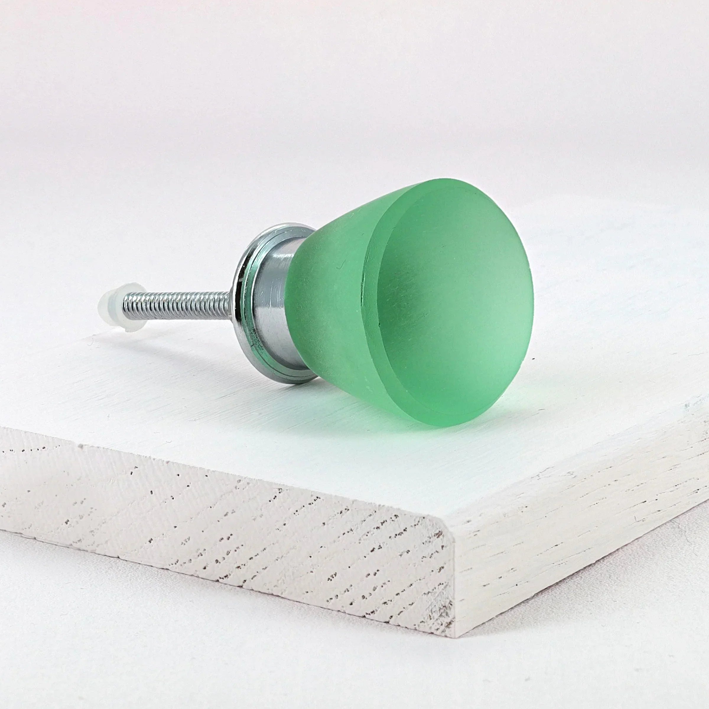 Sienna Frosted Flute Matt Glass Pull Knob - G Decor