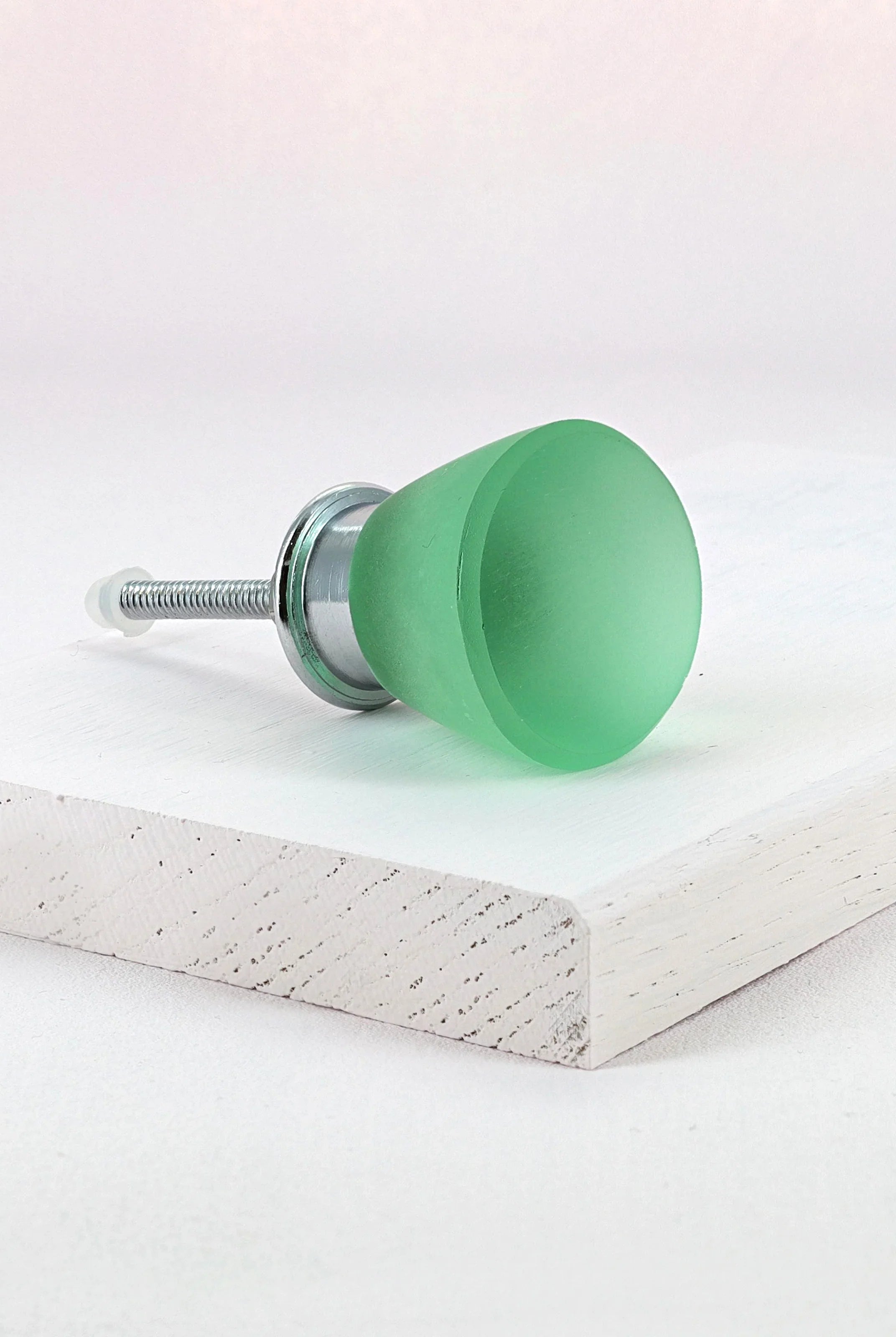 Sienna Frosted Flute Matt Glass Pull Knob - G Decor