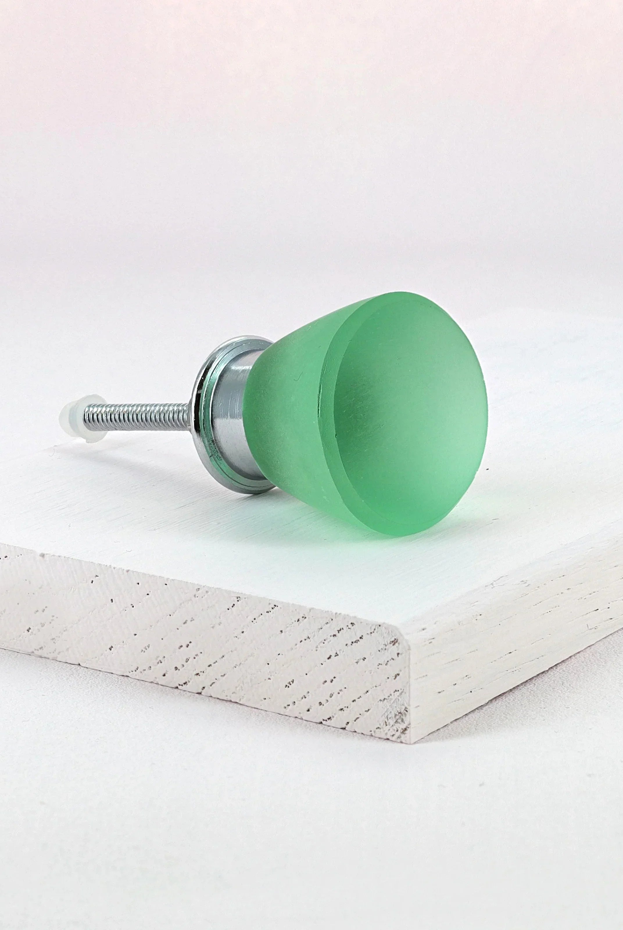 Sienna Frosted Flute Matt Glass Pull Knob - G Decor