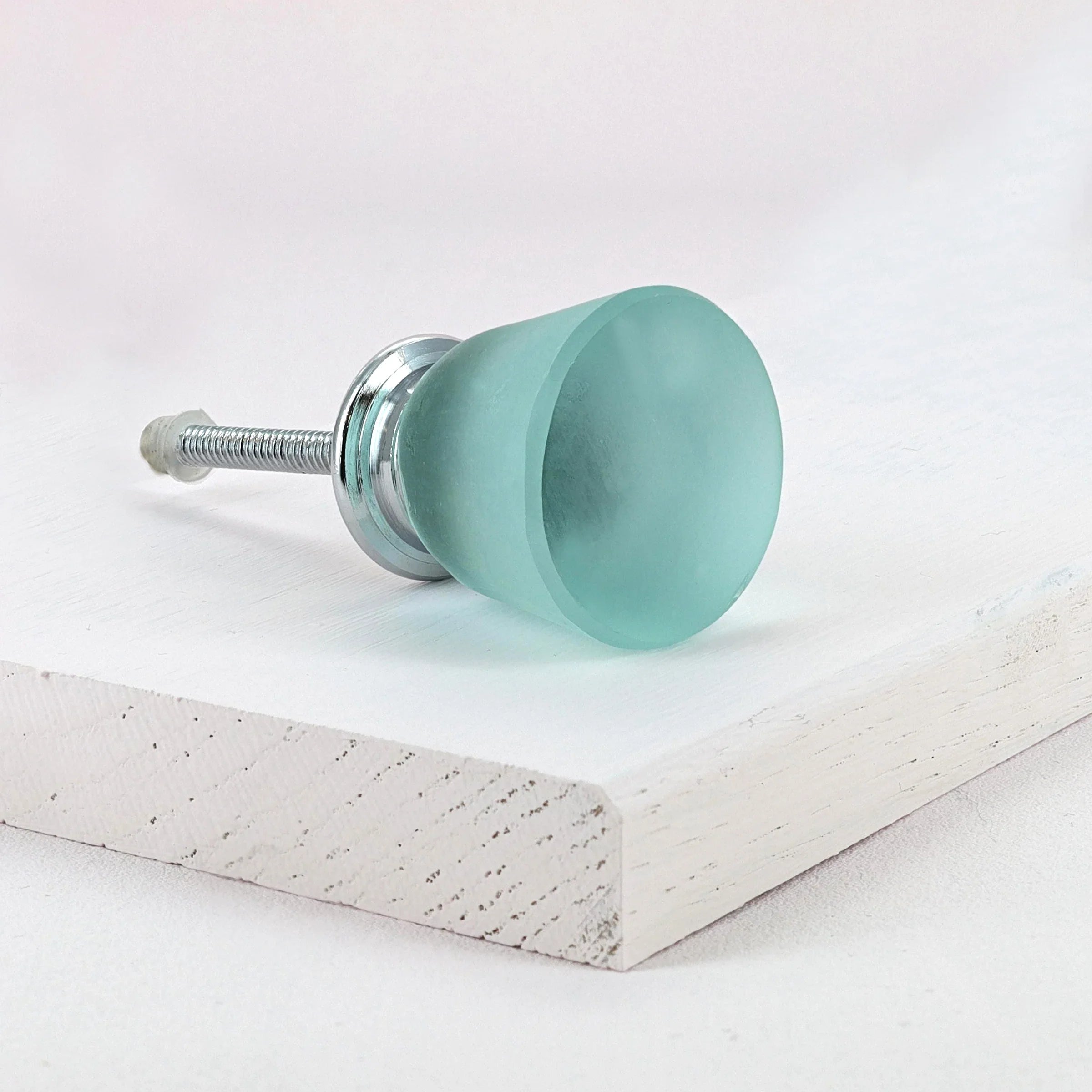 Sienna Frosted Flute Matt Glass Pull Knob - G Decor