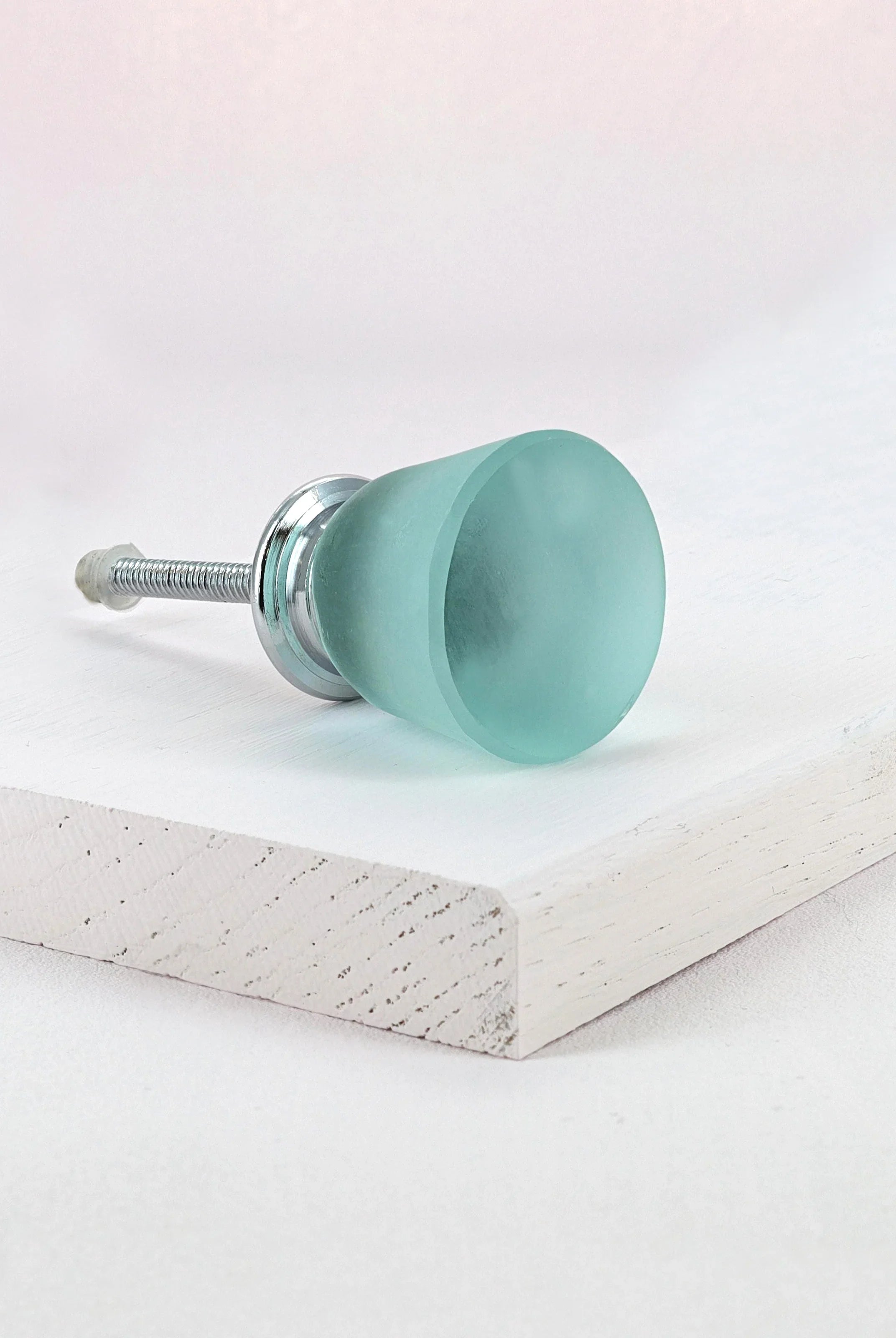 Sienna Frosted Flute Matt Glass Pull Knob - G Decor