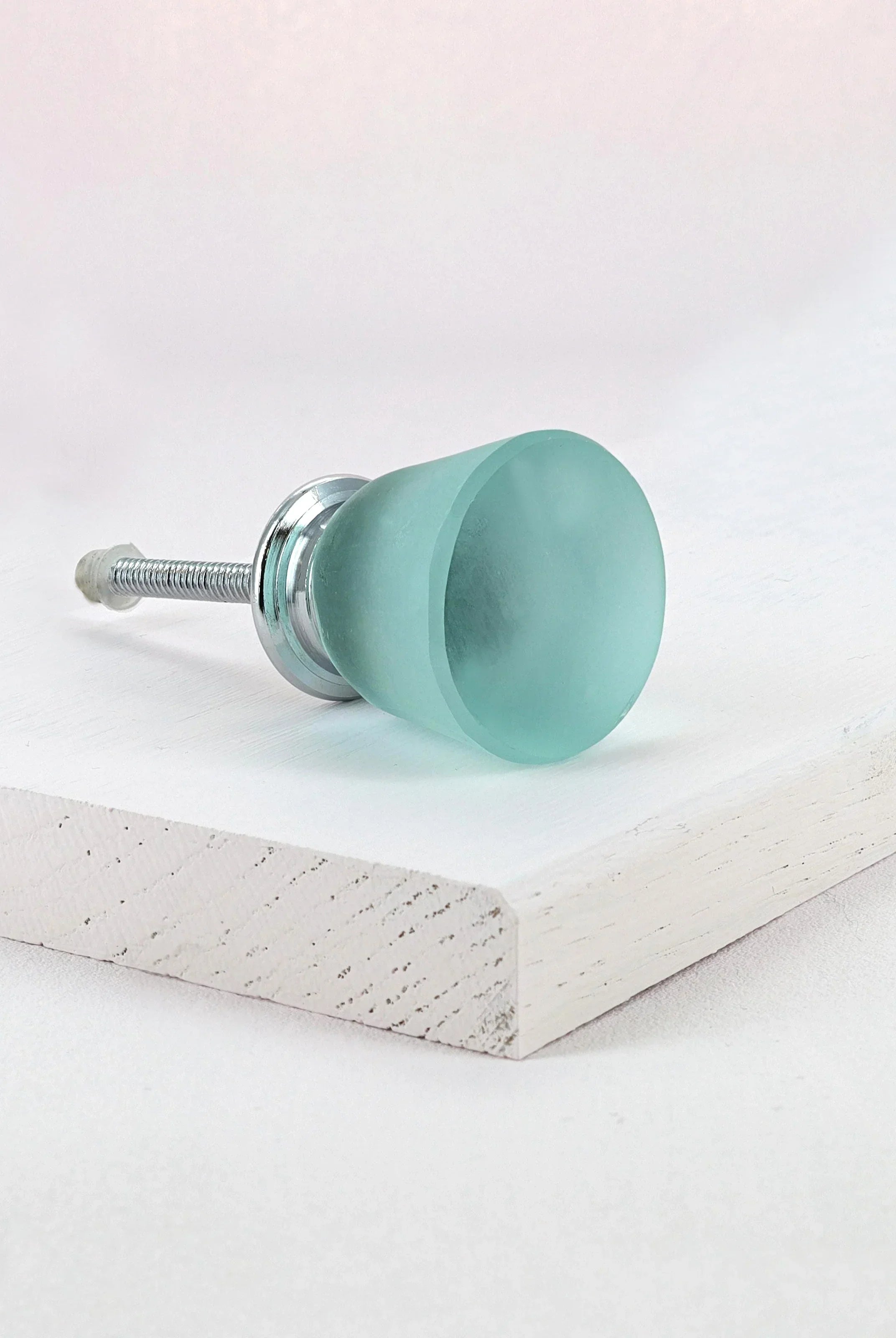 Sienna Frosted Flute Matt Glass Pull Knob - G Decor