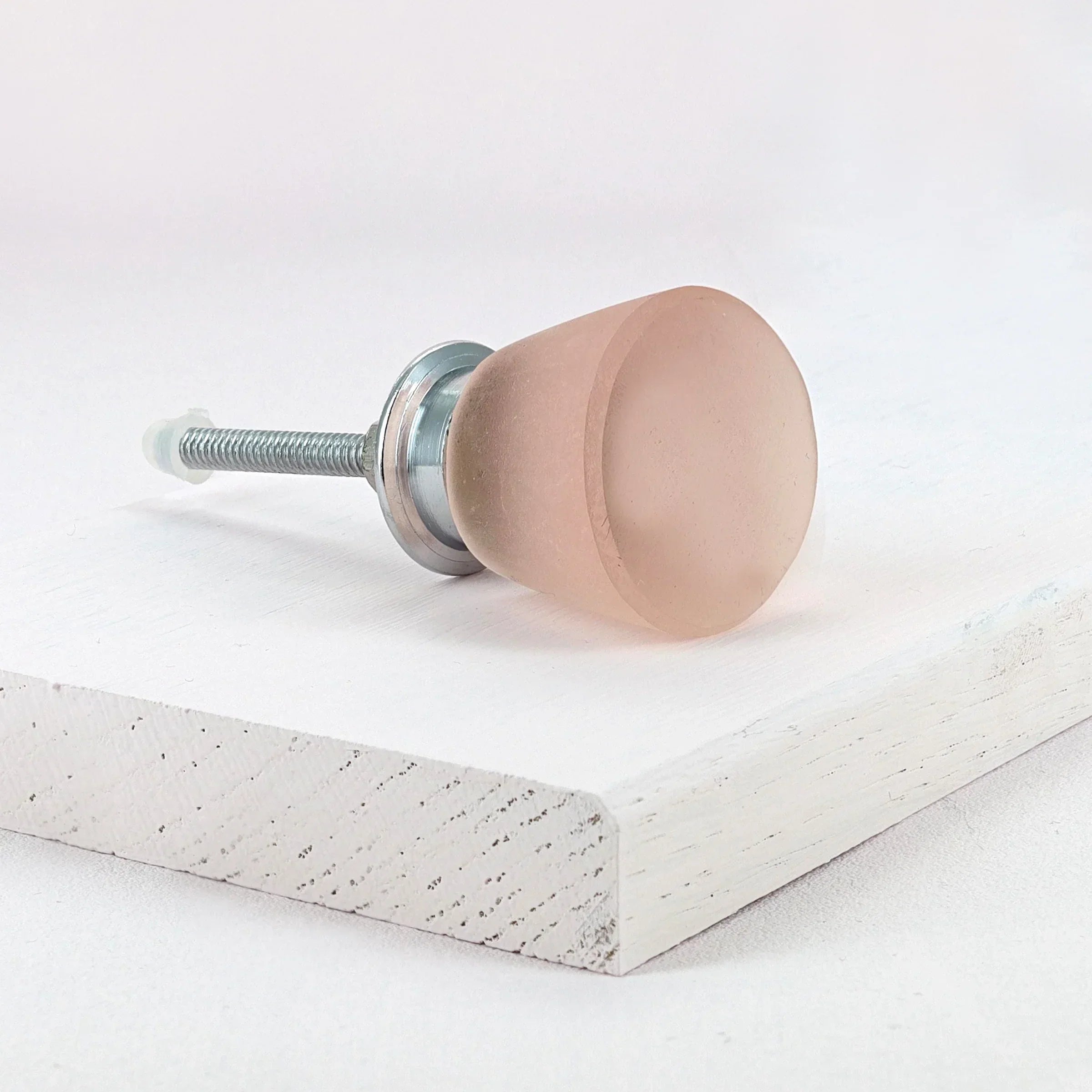 Sienna Frosted Flute Matt Glass Pull Knob - G Decor