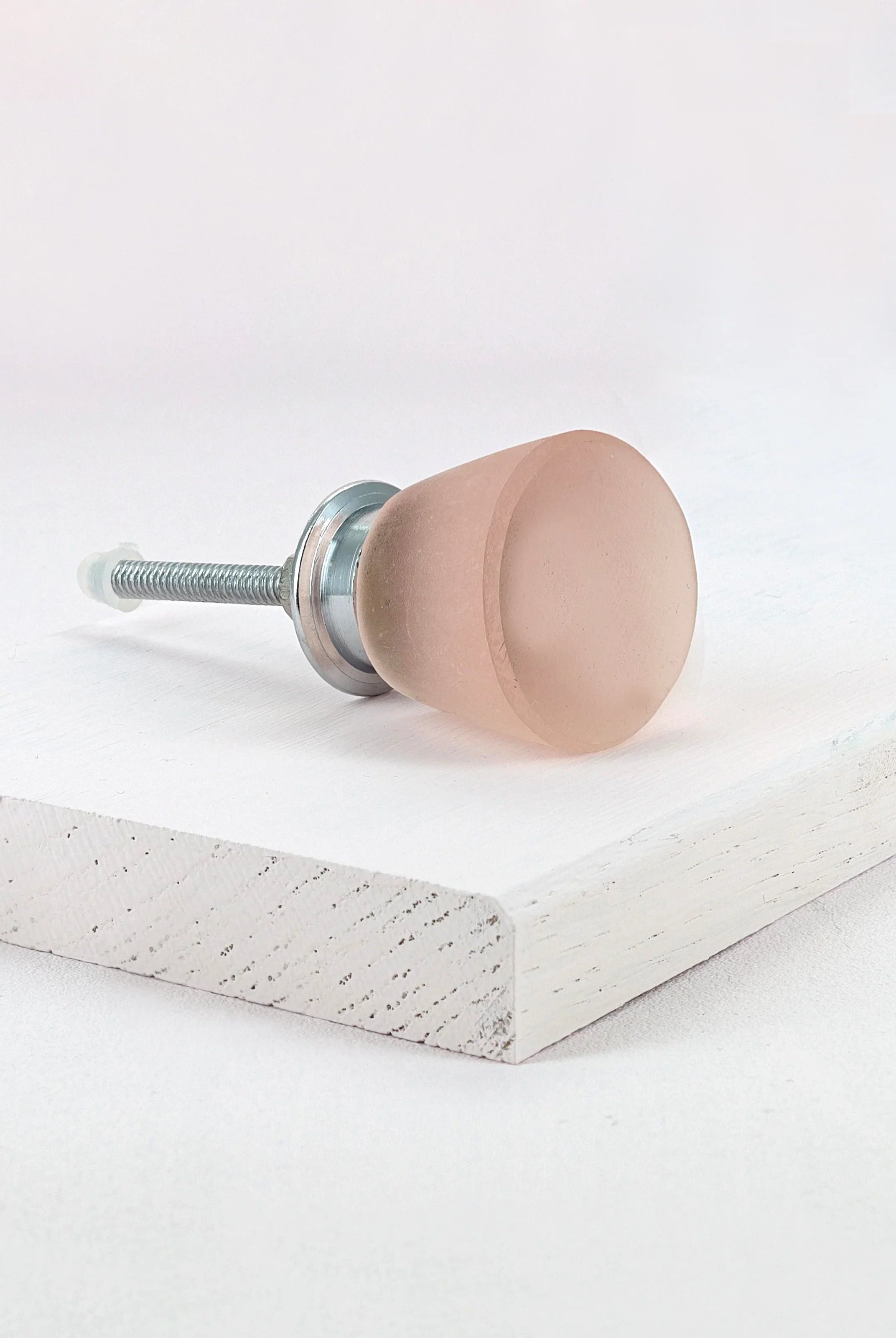 Sienna Frosted Flute Matt Glass Pull Knob - G Decor