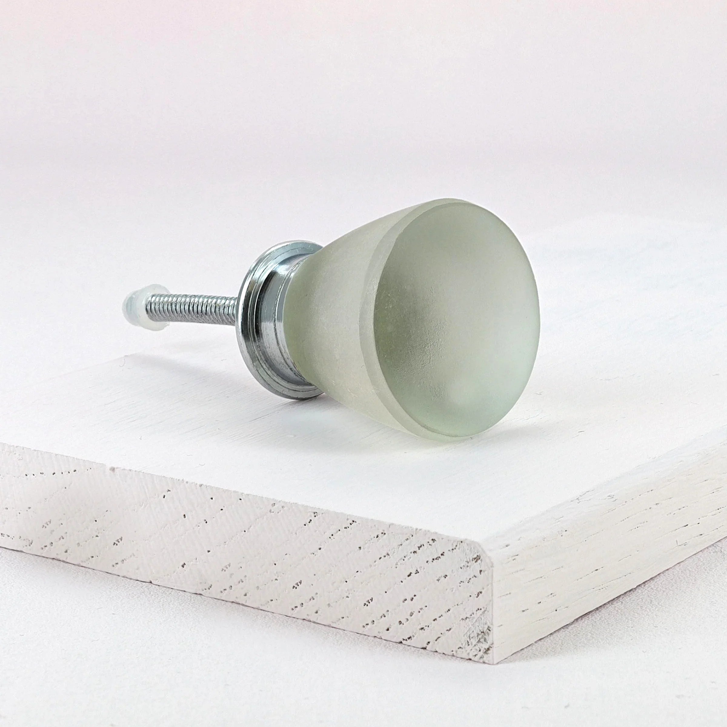 Sienna Frosted Flute Matt Glass Pull Knob - G Decor