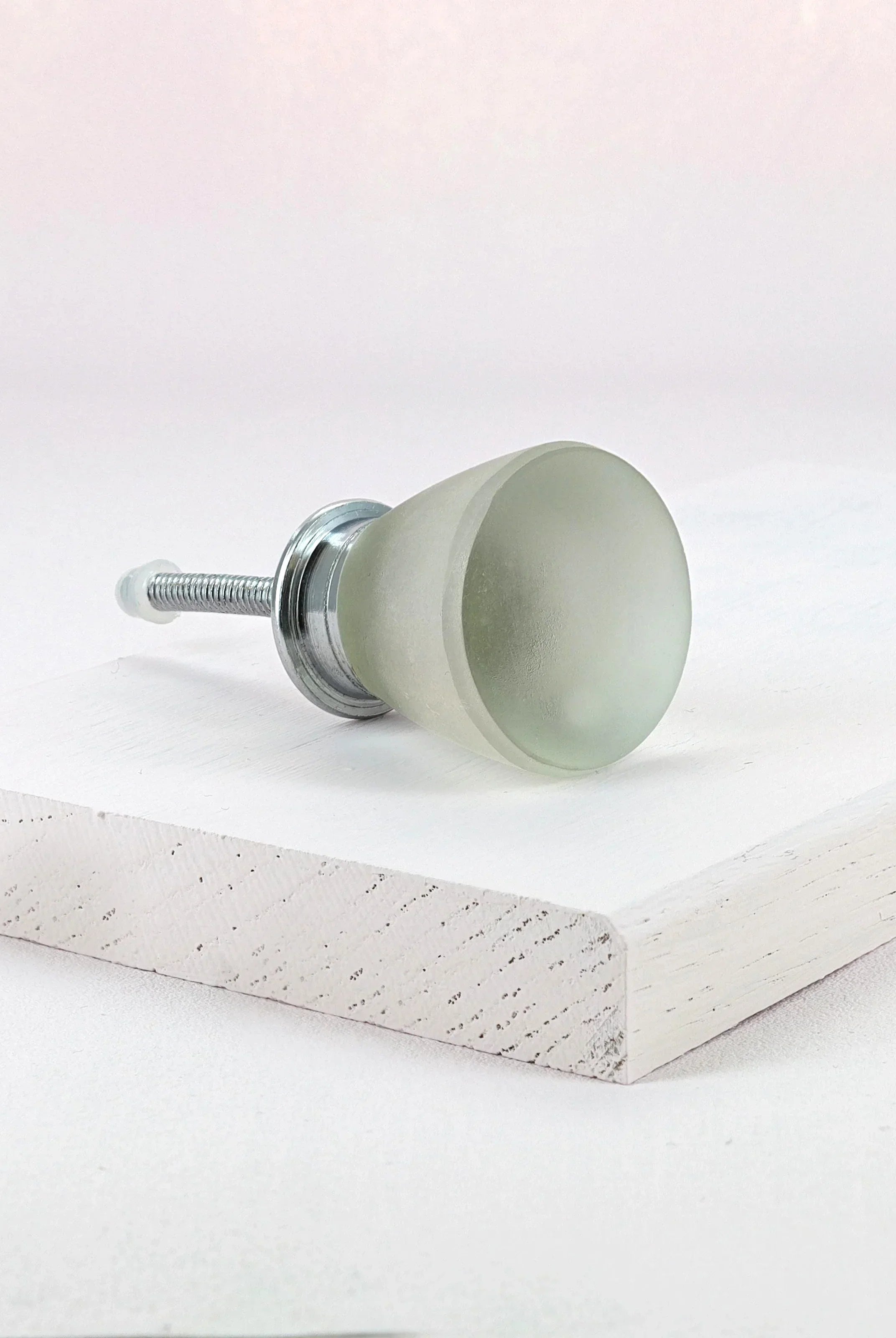 Sienna Frosted Flute Matt Glass Pull Knob - G Decor