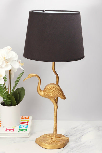 G Decor Lamps Gold Stunning Heron Table Lamp