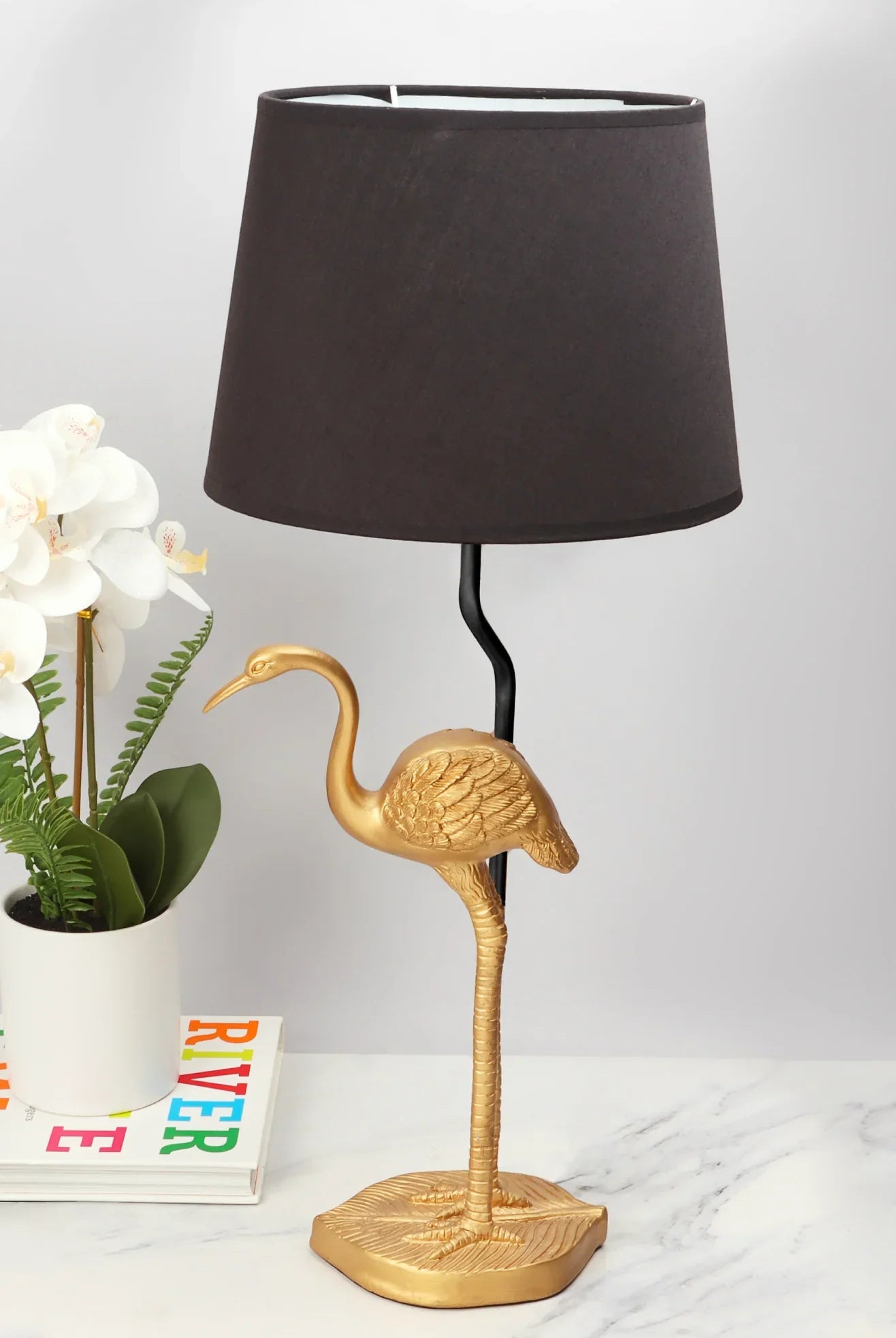 Stunning Heron Table Lamp - G Decor