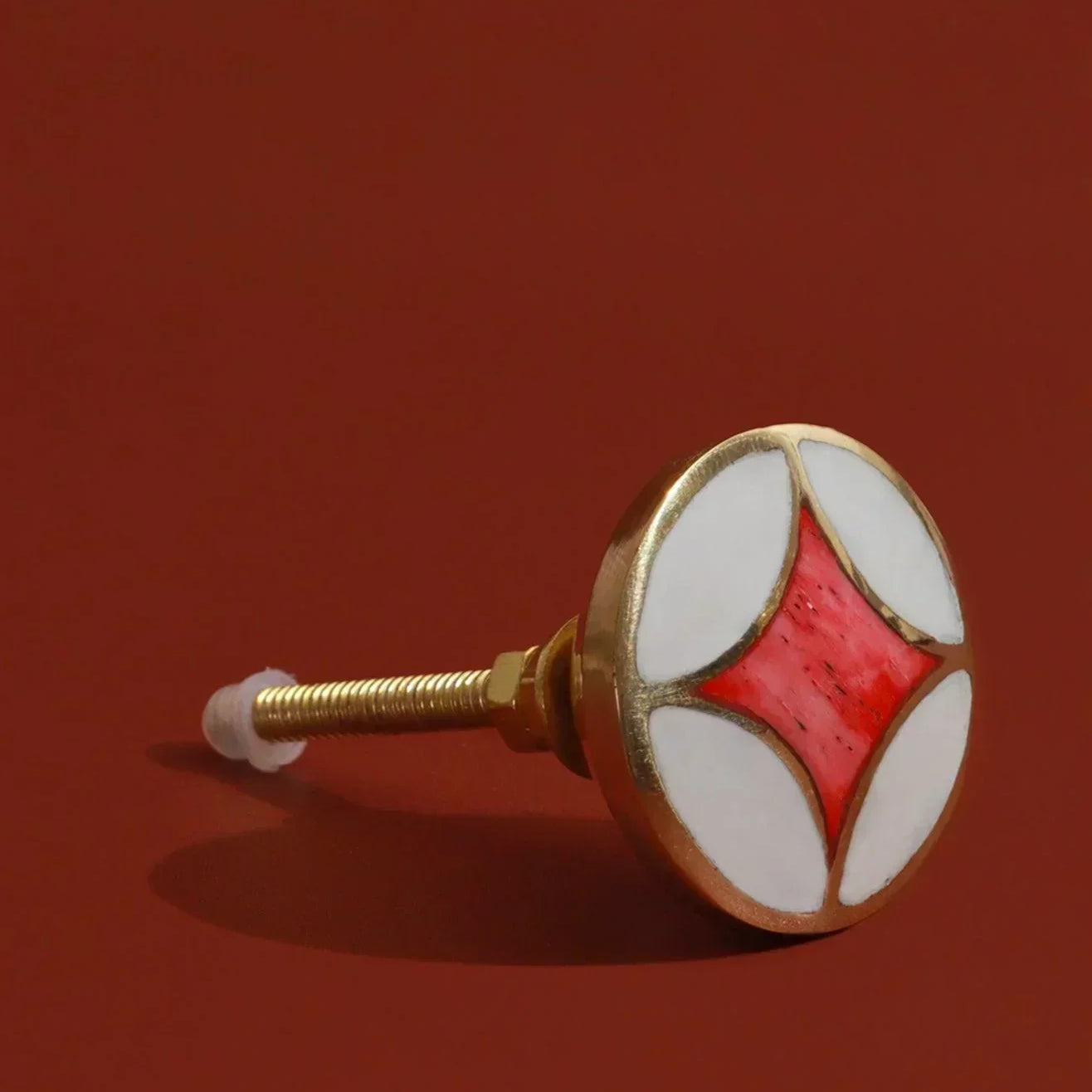 Toledo Mother of Pearl Gold Brass Pull Knobs - G Decor