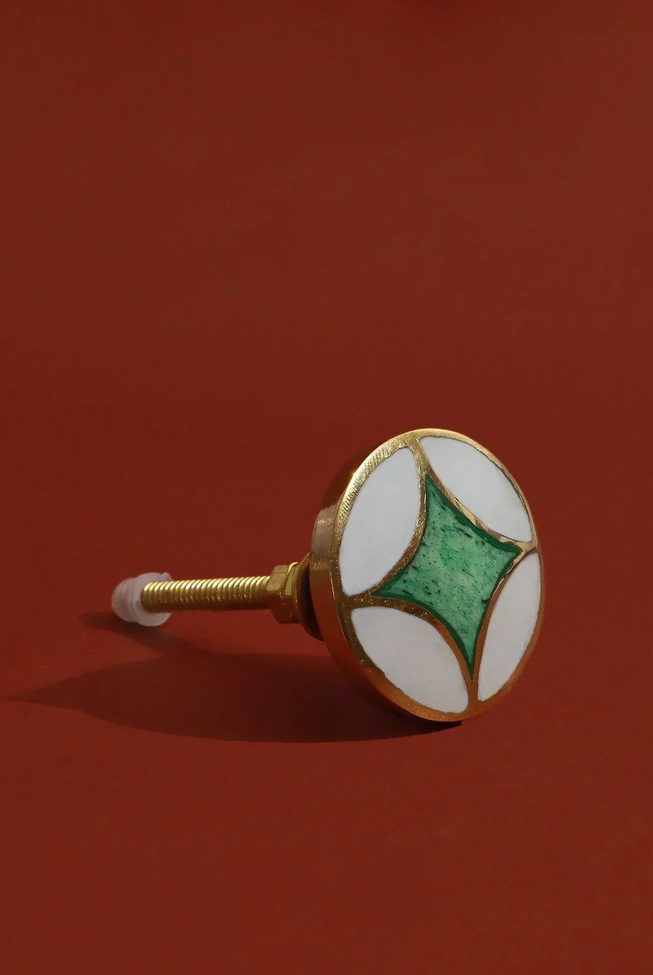 Toledo Mother of Pearl Gold Brass Pull Knobs - G Decor