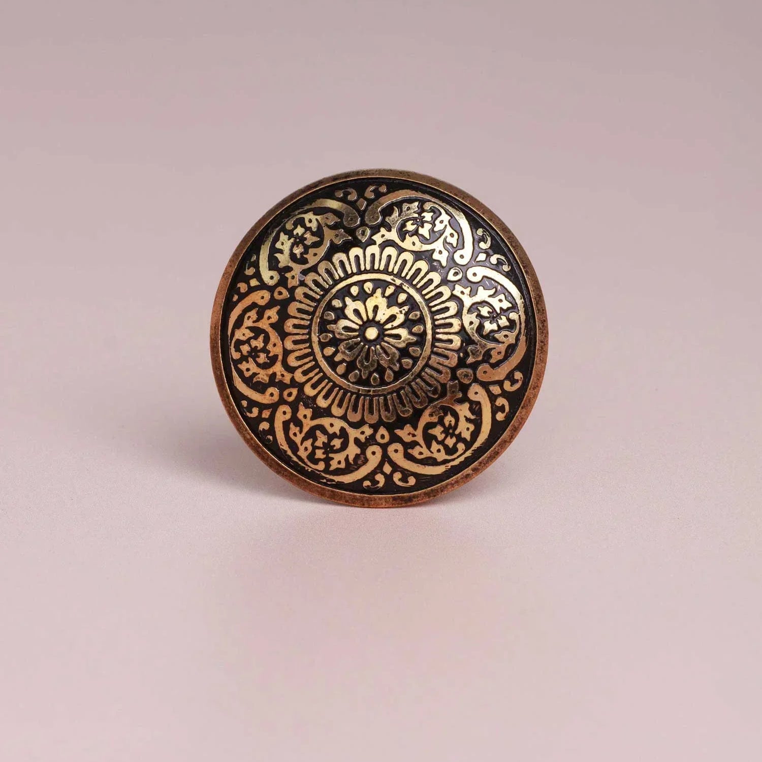 versailles-vintage-gold-brass-door-knob-and-pull-handle-g-decor-13091 - G Decor