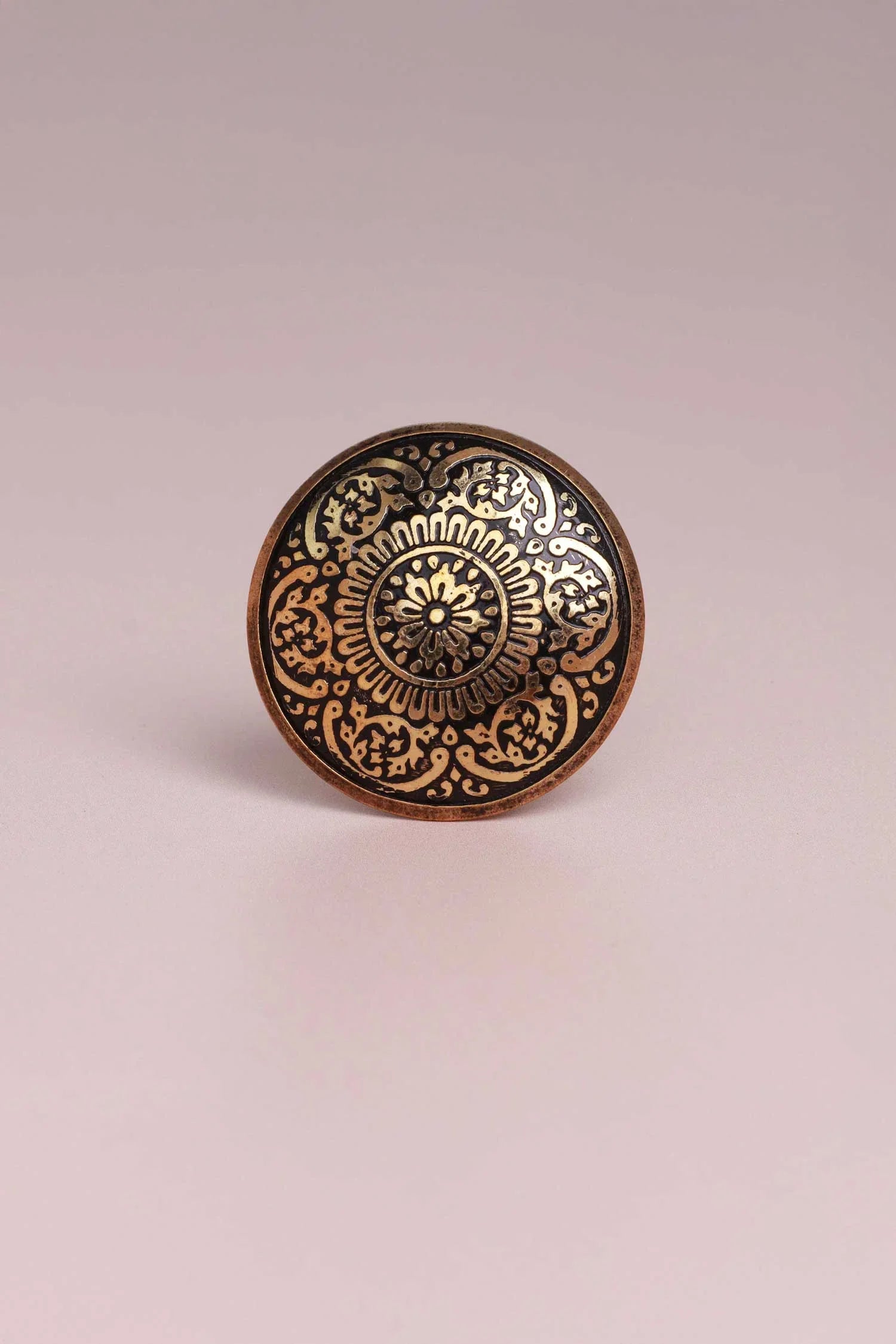 Versailles Vintage Gold Brass Door Knob & Pull Handle - G Decor