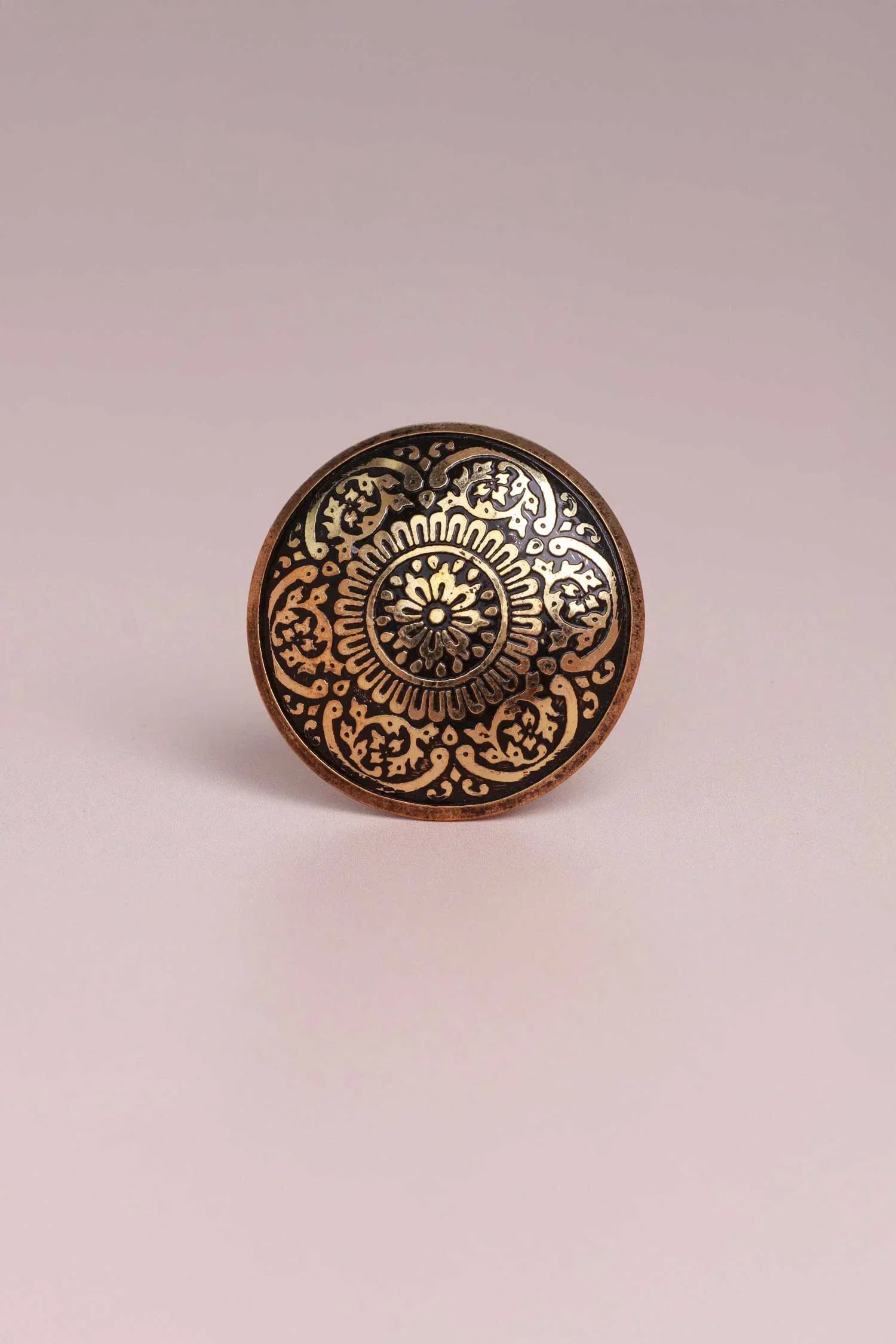 versailles-vintage-gold-brass-door-knob-and-pull-handle-g-decor-13091 - G Decor