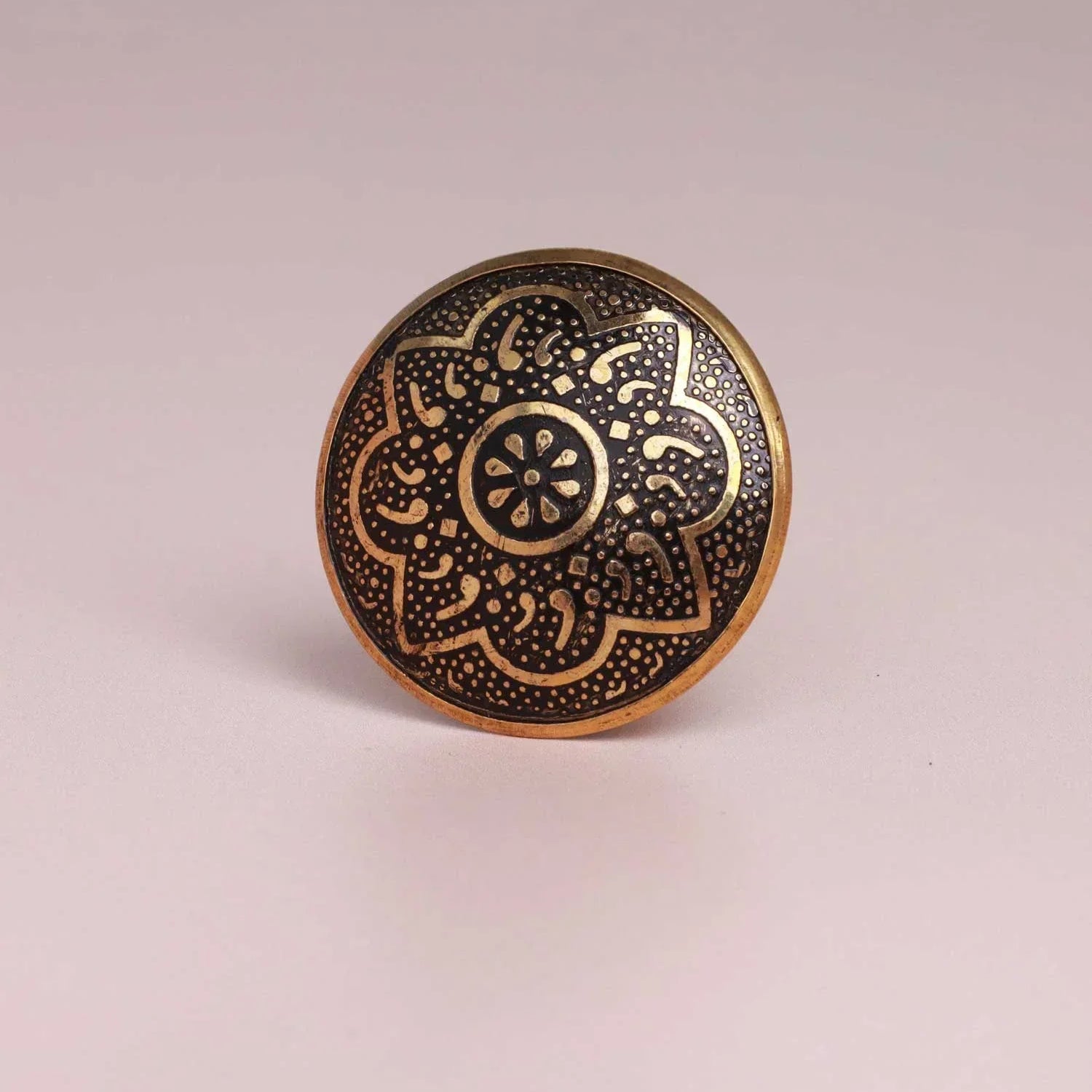 versailles-vintage-gold-brass-door-knob-and-pull-handle-g-decor-28775 - G Decor