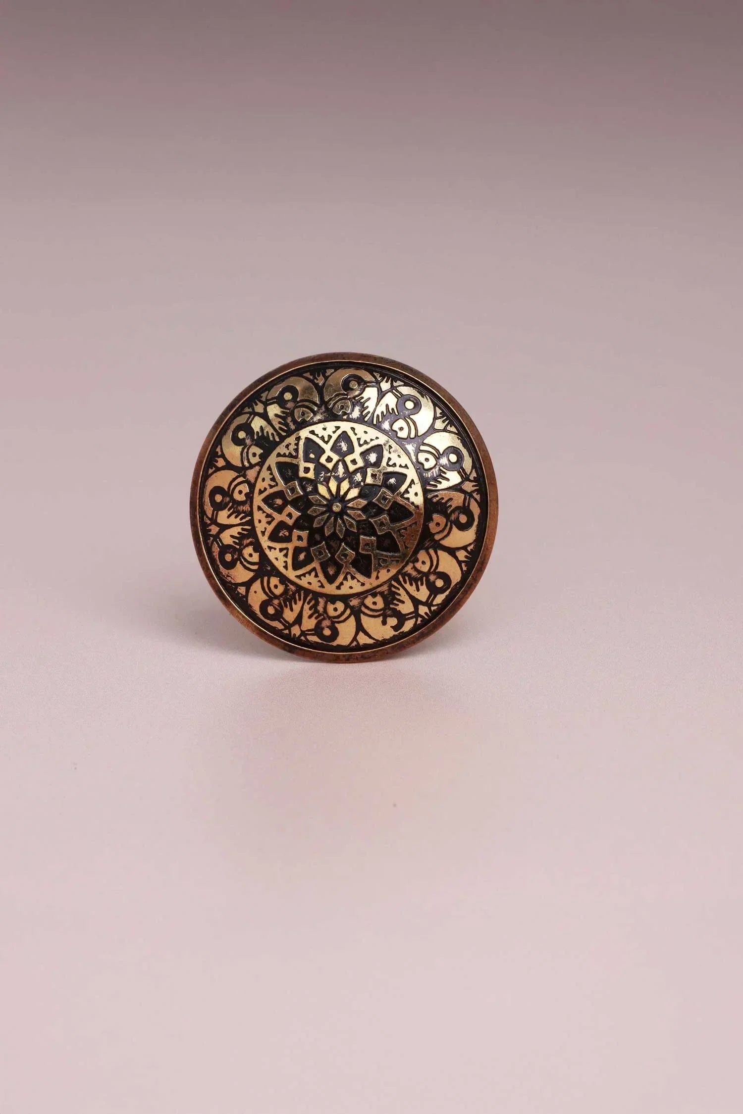 versailles-vintage-gold-brass-door-knob-and-pull-handle-g-decor-51637 - G Decor