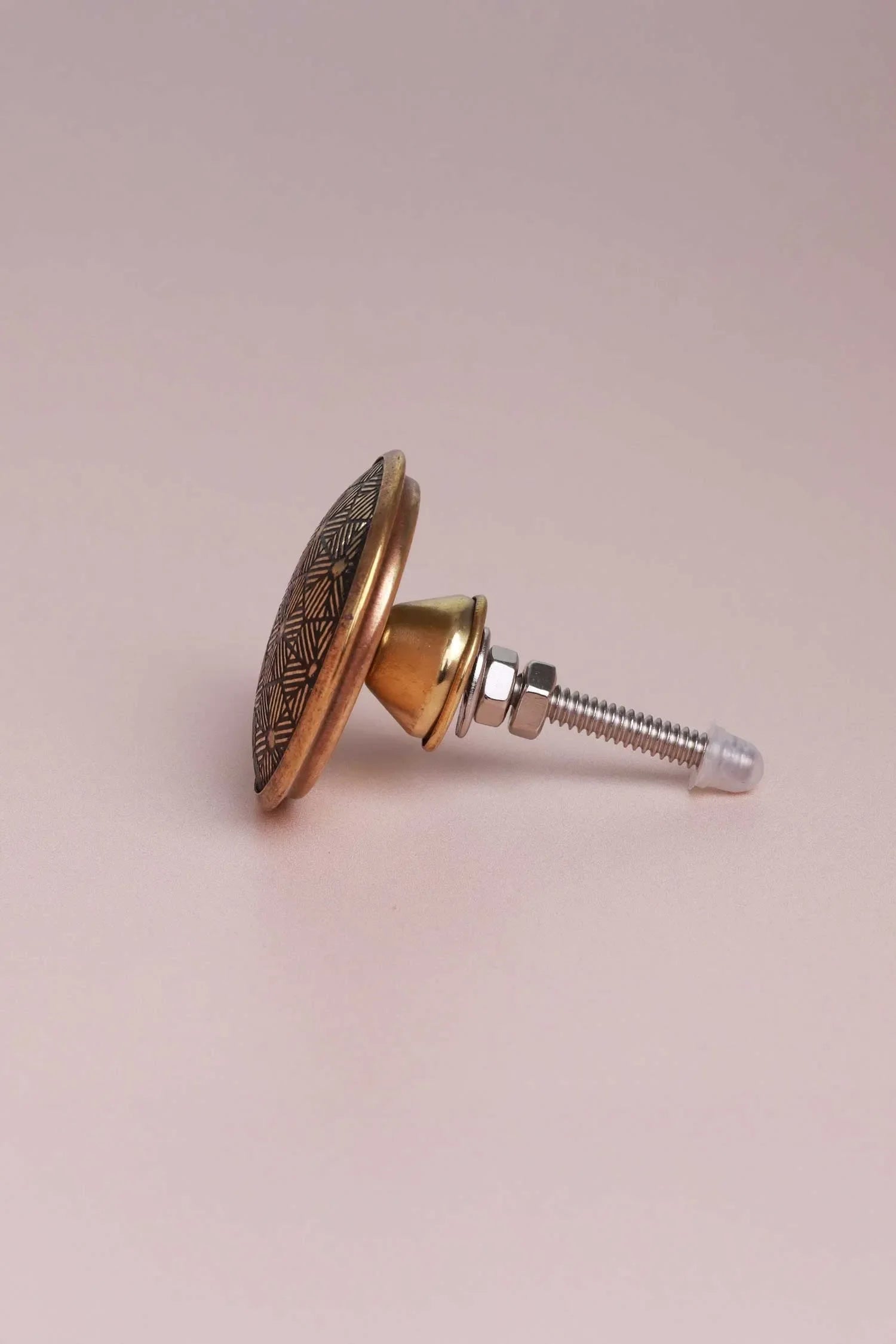 versailles-vintage-gold-brass-door-knob-and-pull-handle-g-decor-65202 - G Decor