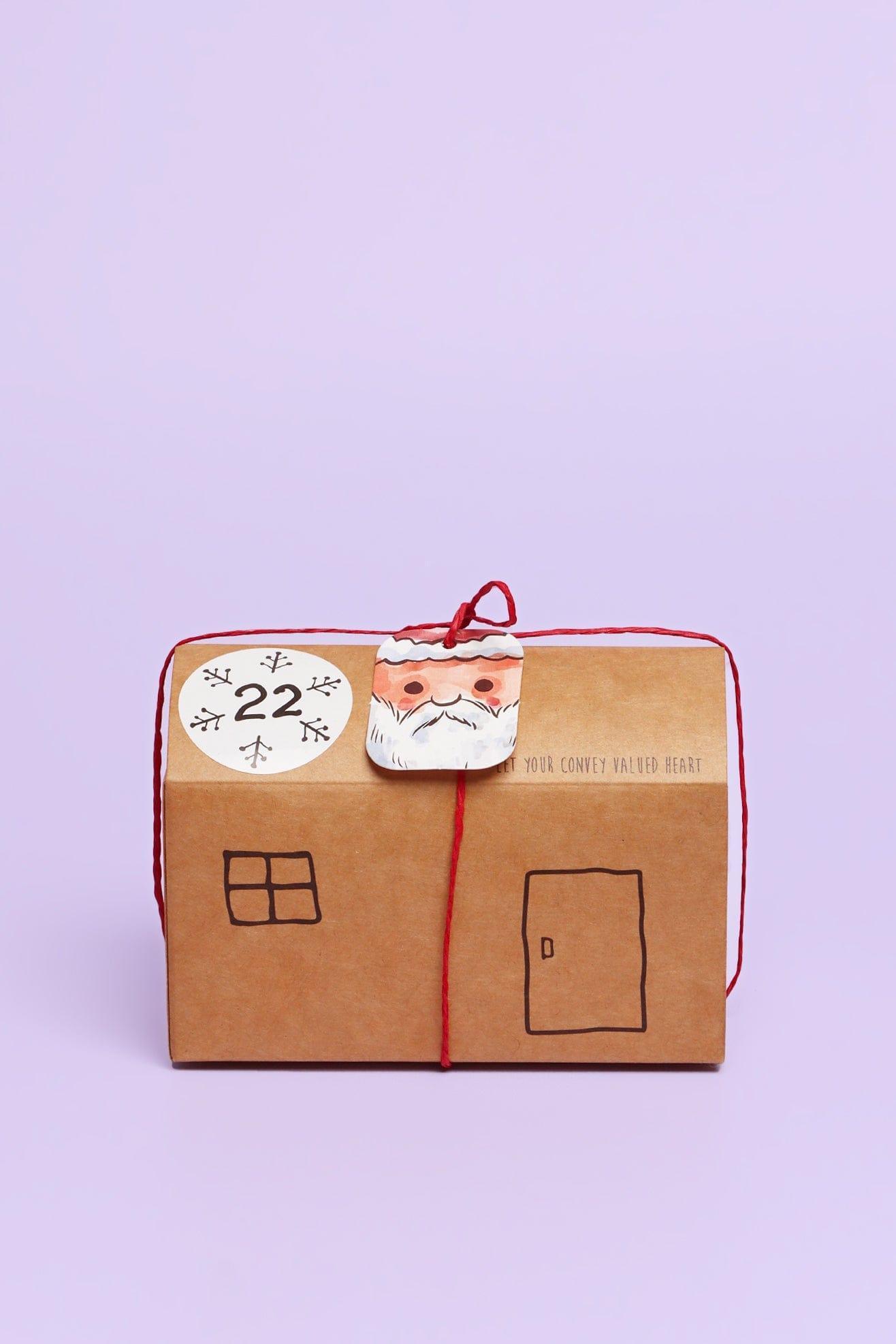 Village Countdown, Foldable Card Houses Advent Calendar - G Decor