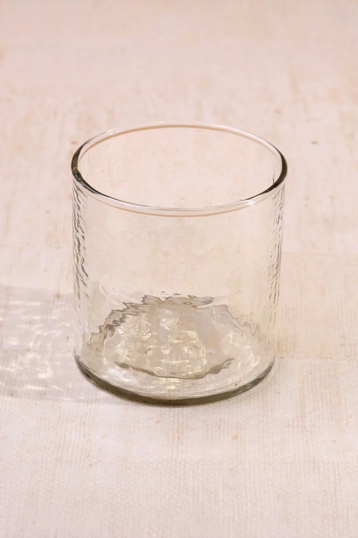 yaki-handmade-hammered-glass-set-of-4-tumblers-or-jug-artistic-design-for-water-juice-and-table-use-g-decor-20390 - G Decor