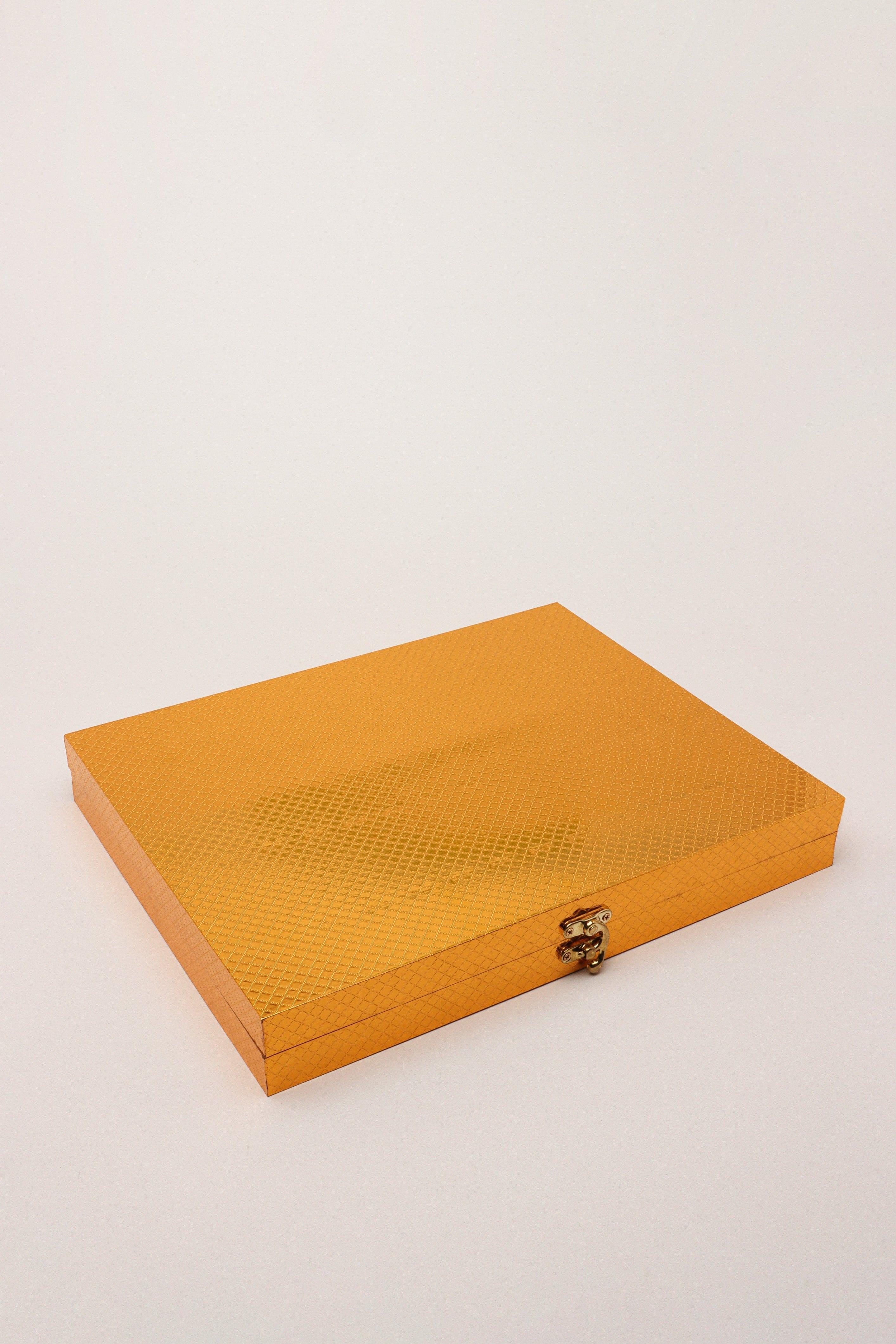 24 Piece Vermont Rose Gold Metal Stainless Steel Flatware Cutlery Set Gift Box - G Decor