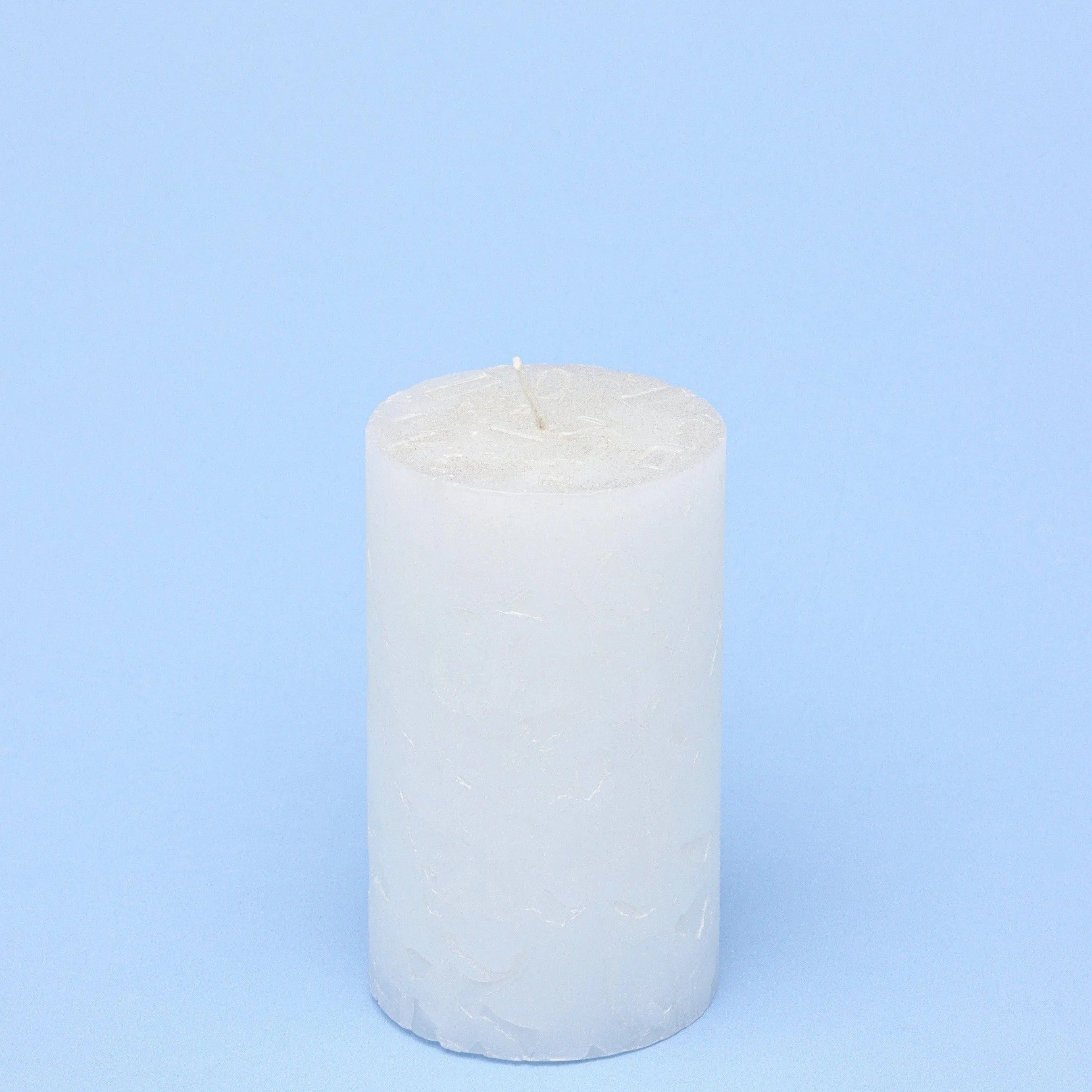 adelle-pure-white-signature-waxwork-pillar-candle-in-soft-matte-finish-g-decor-99874 - G Decor