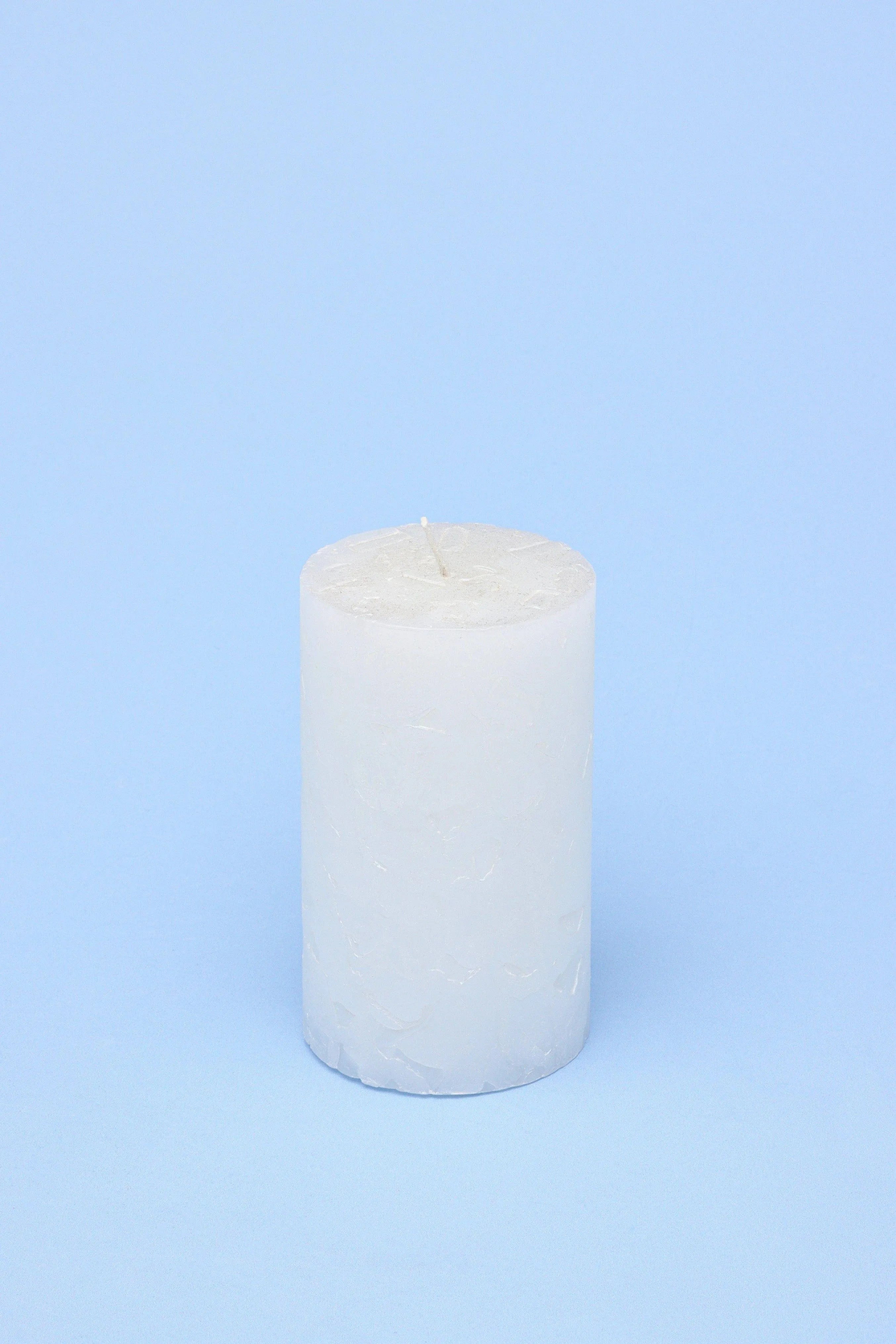 adelle-pure-white-signature-waxwork-pillar-candle-in-soft-matte-finish-g-decor-99874 - G Decor