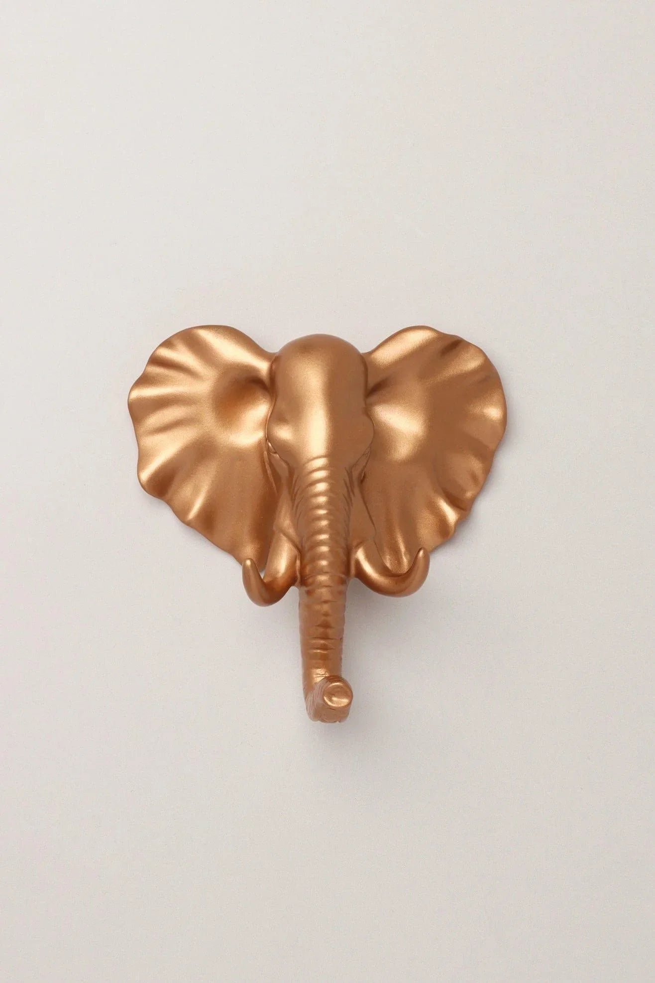 Animal Bronze Gold Wildlife Wall Coat Hook — close-up view, G Decor