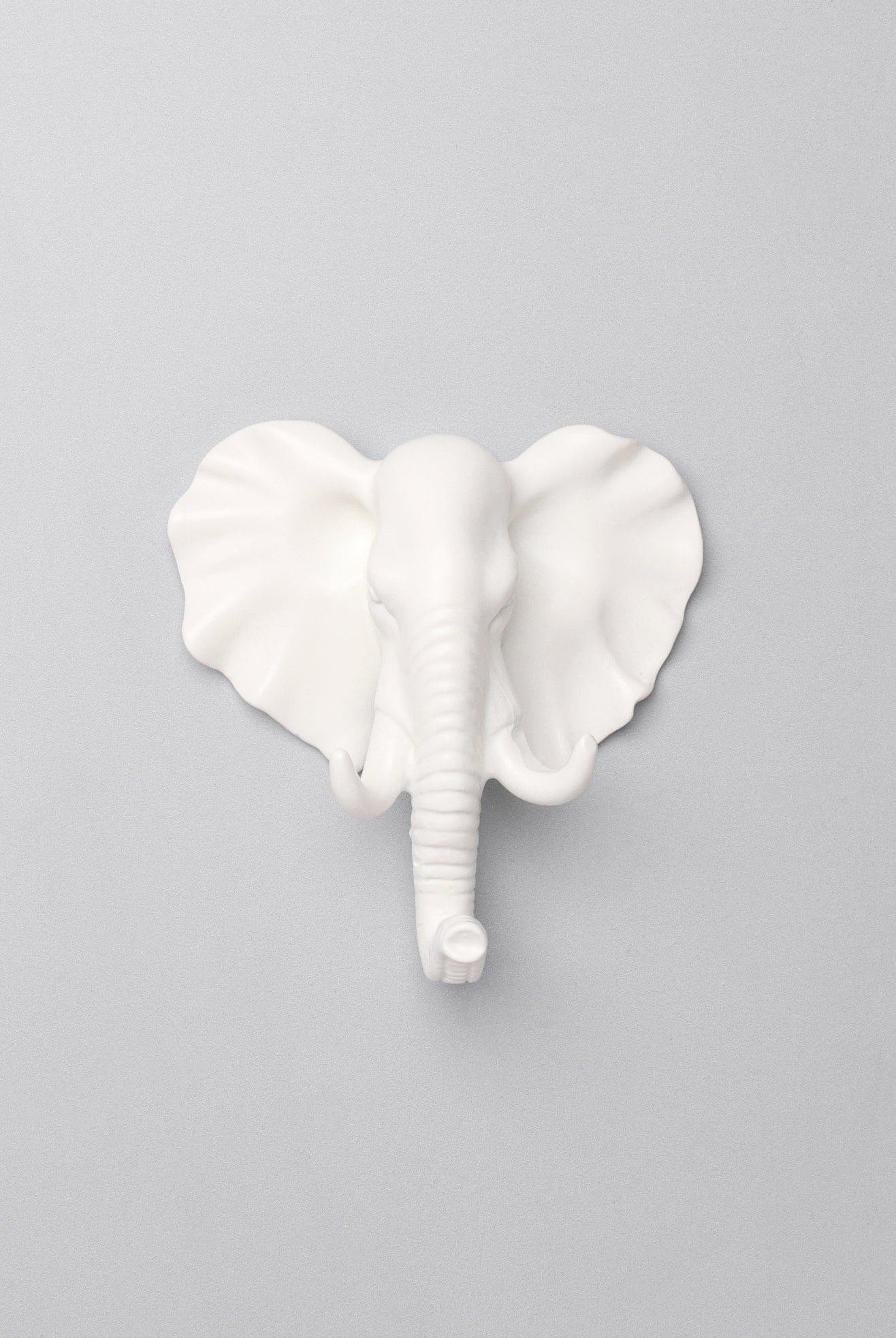 Animal White Wall Hooks Wildlife Coat & Towel Holders for Wall Décor - G Decor