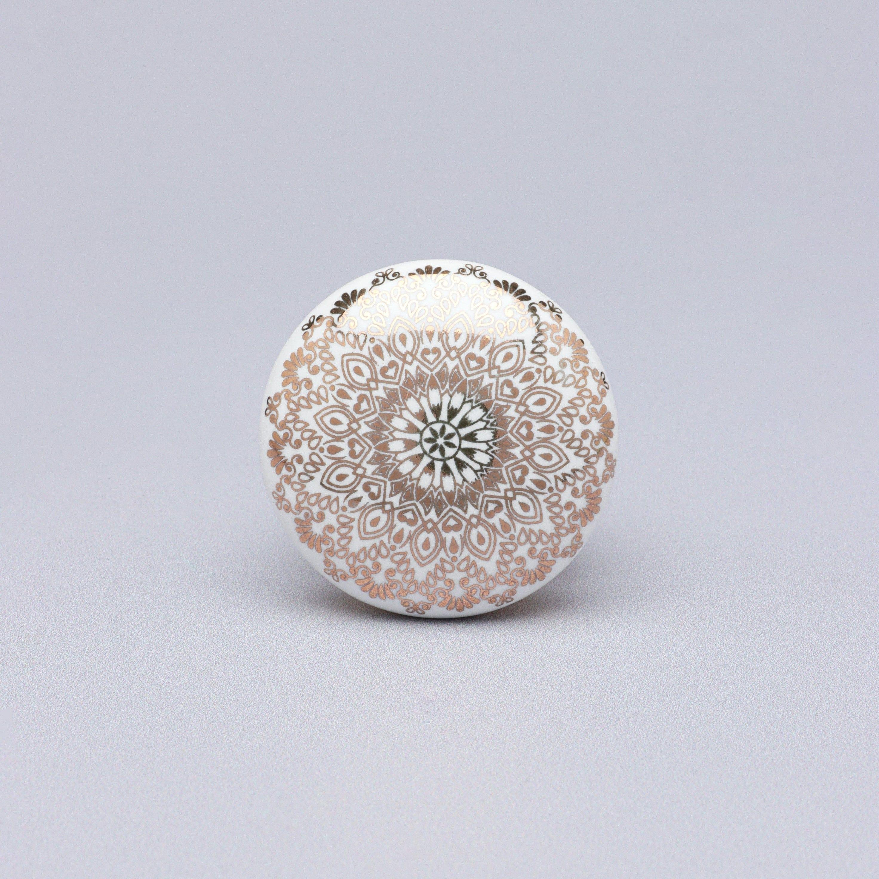 Aristocracy Gold Elegant Ceramic Door Knob - G Decor