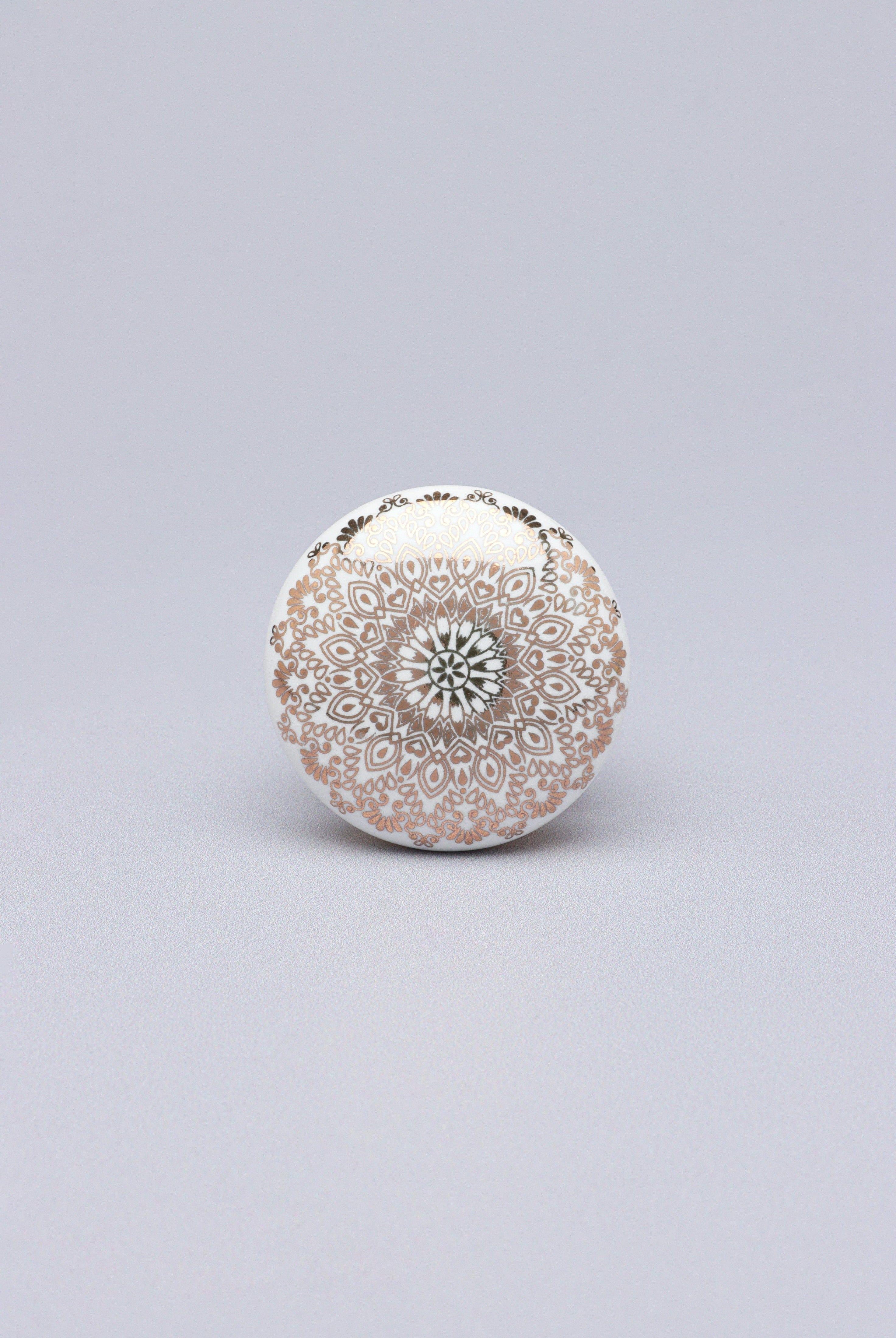 Aristocracy Gold Elegant Ceramic Door Knob - G Decor