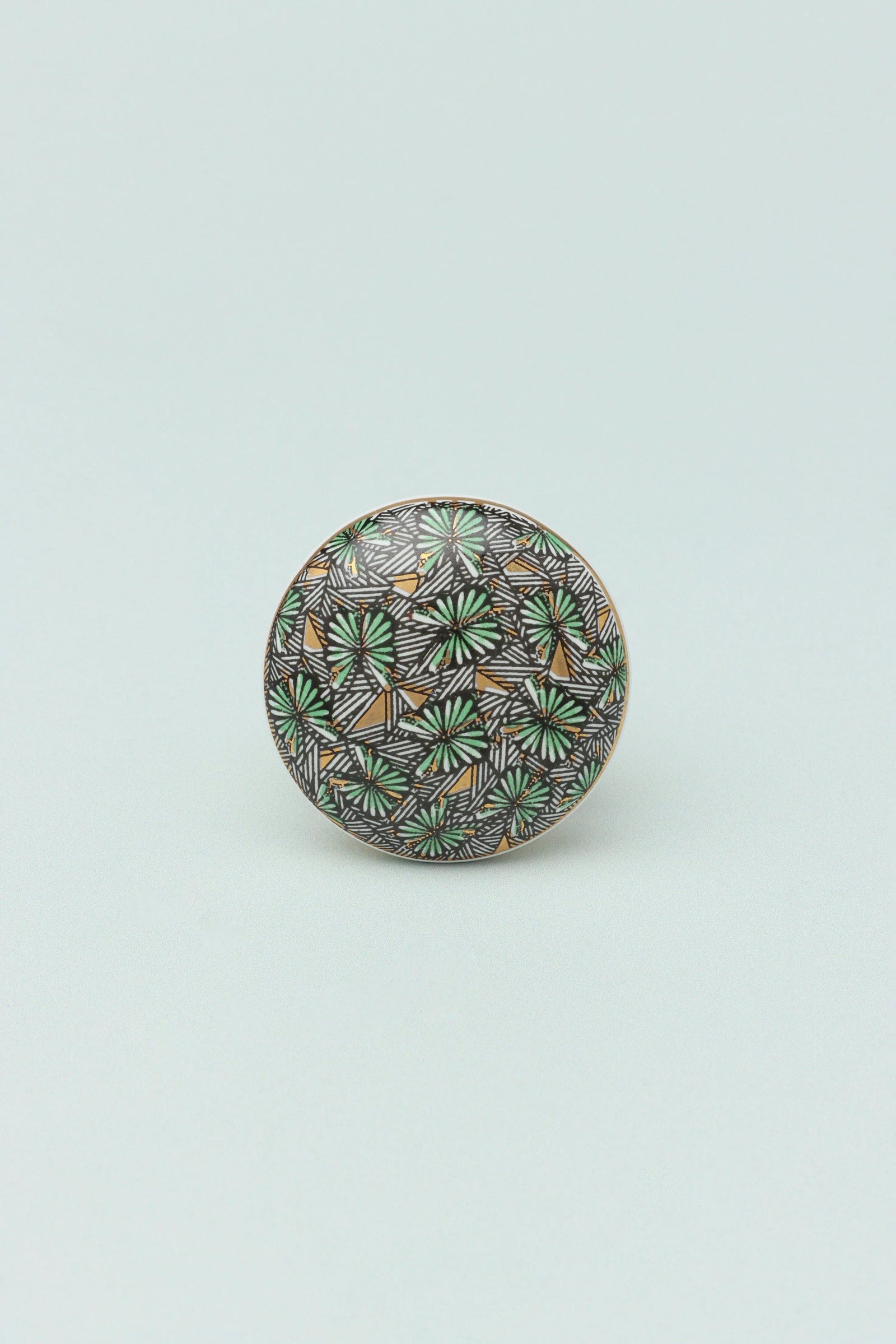 Back to Nature Ceramic Cabinet Knob — close-up view, G Decor