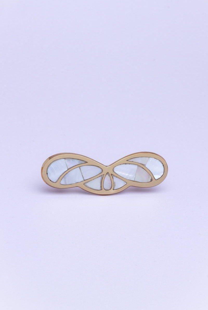 Butterfly Pearl Gold Brass Cupboard Handles - G Decor