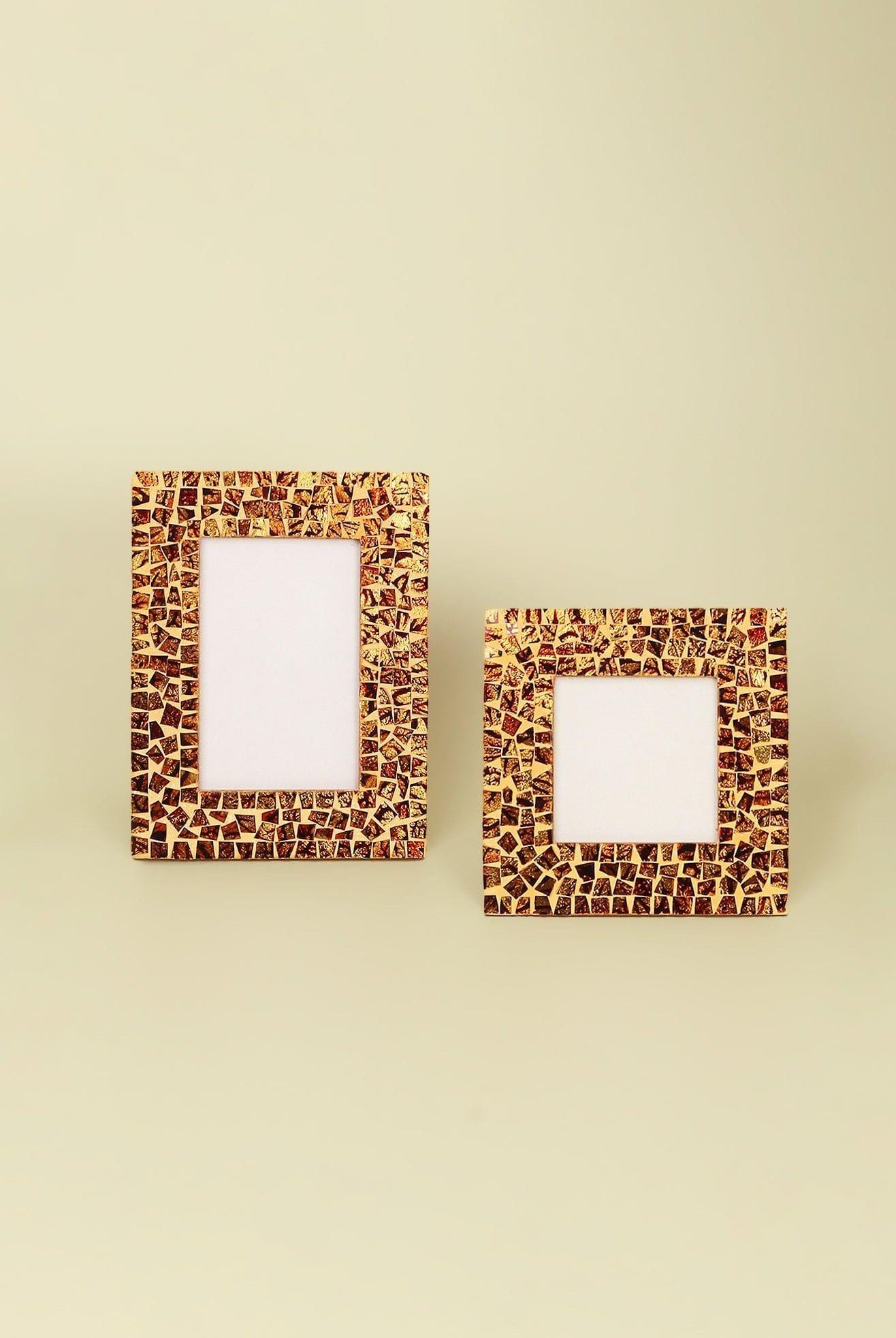 Canyon Handmade Glass Mosaic Photo Frame Rustic Earth Spirit Picture Display - G Decor