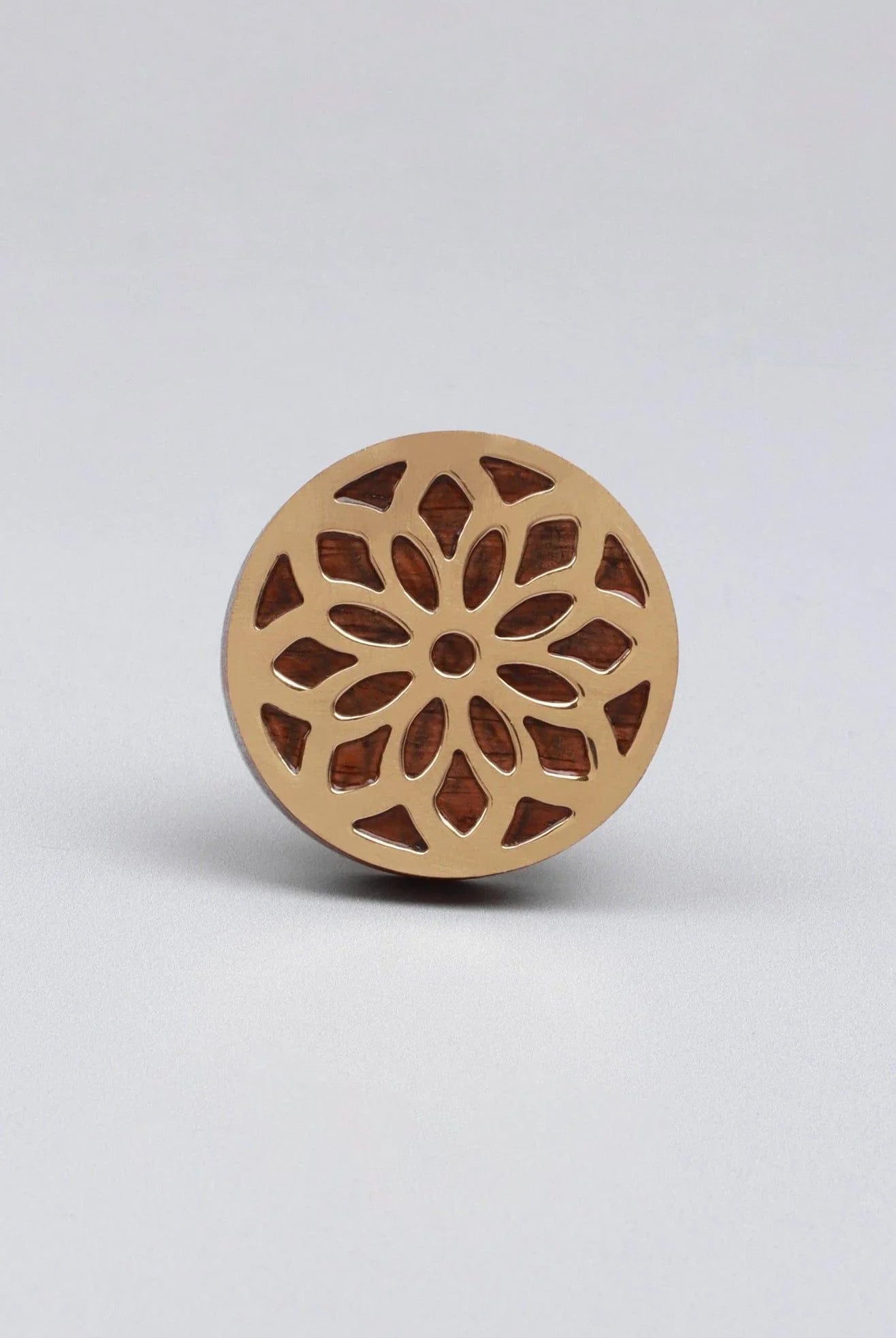 Carved Wooden Charm Knob Pull Handle - G Decor