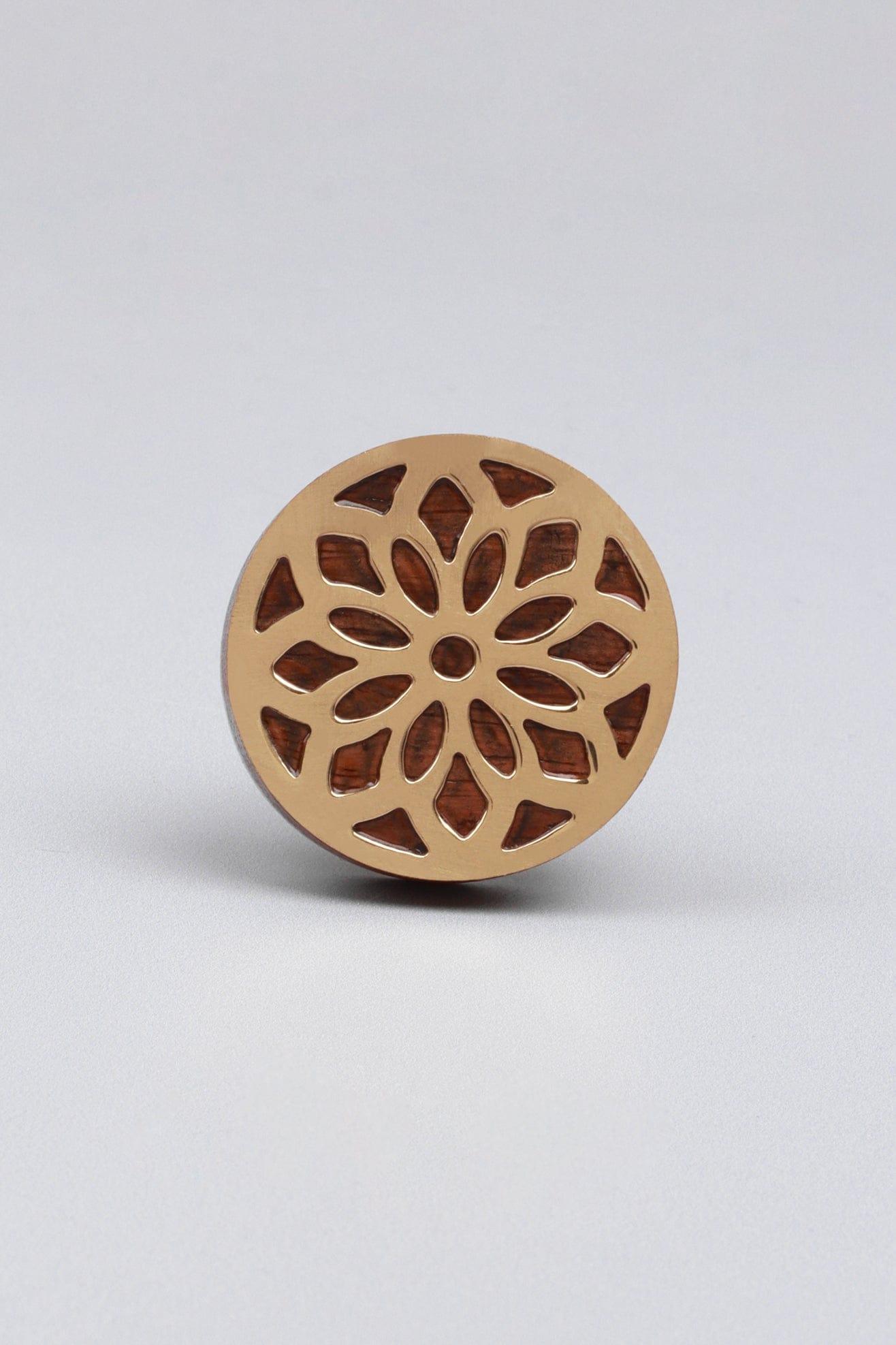 Carved Wooden Charm Knob Pull Handle - G Decor