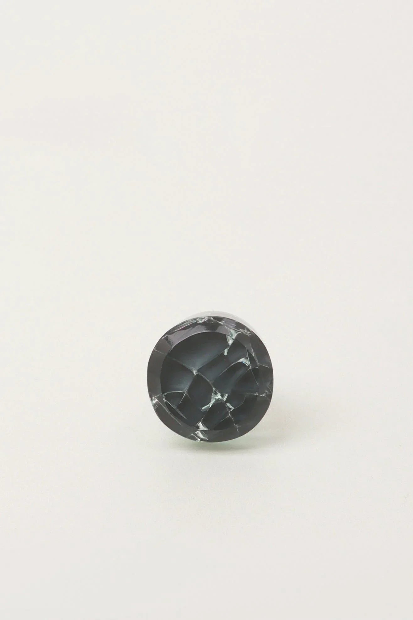 Cascadia Aurora Crystal Crackle Cabinet Knob in Shades — close-up view, G Decor