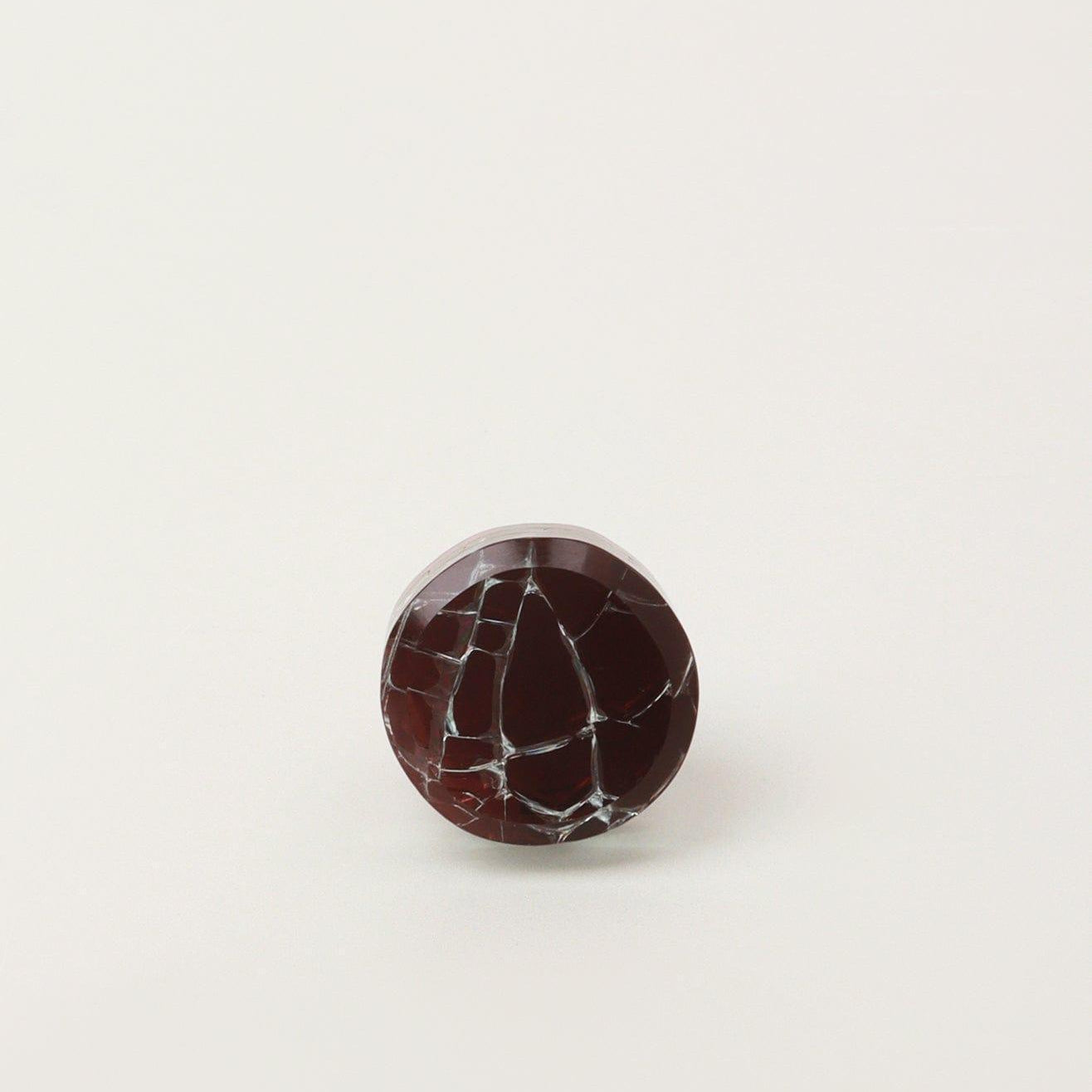 Cascadia Aurora Crystal Crackle Mirror Glass Pull Knob Shades Edition - G Decor