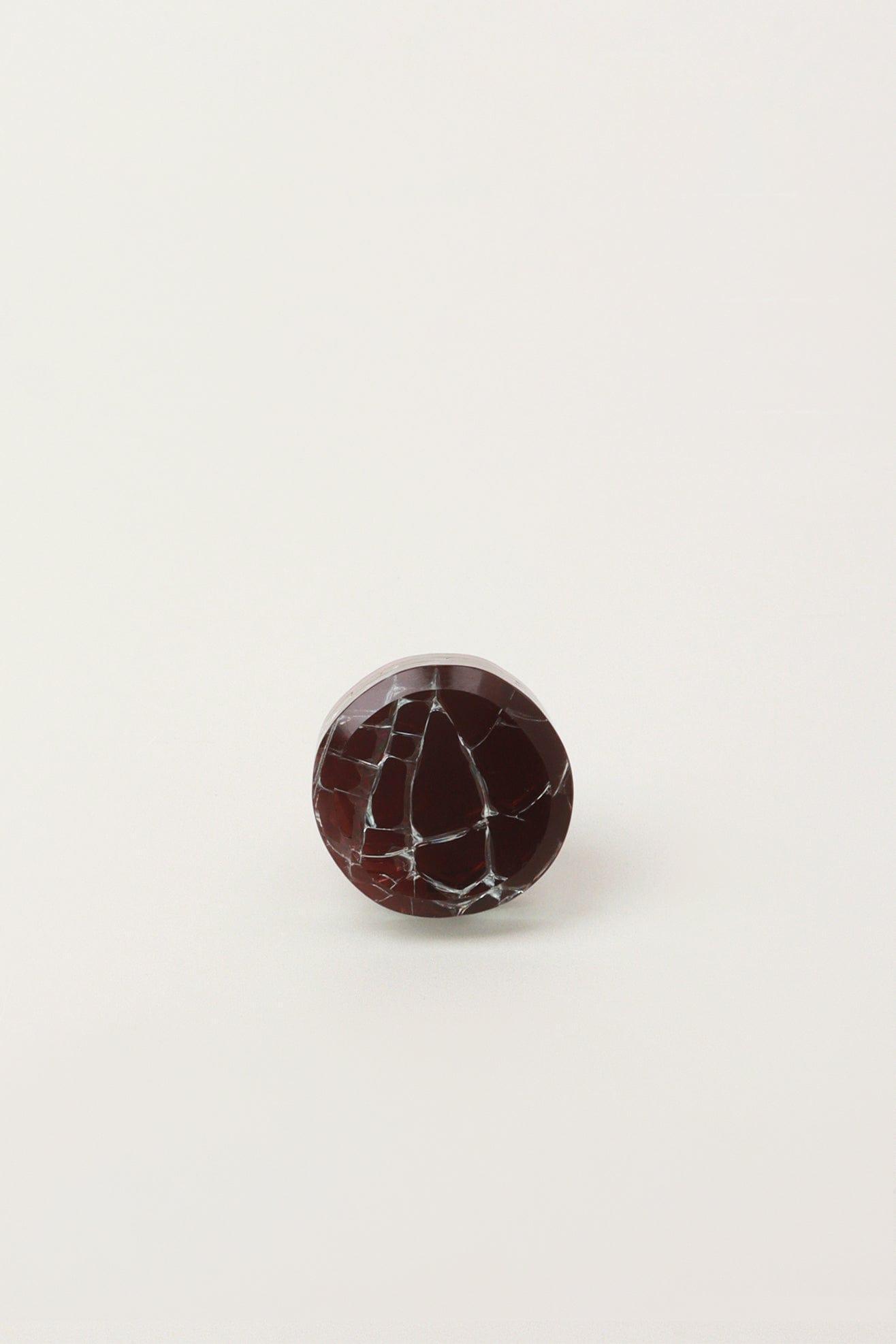 Cascadia Aurora Crystal Crackle Mirror Glass Pull Knob Shades Edition - G Decor