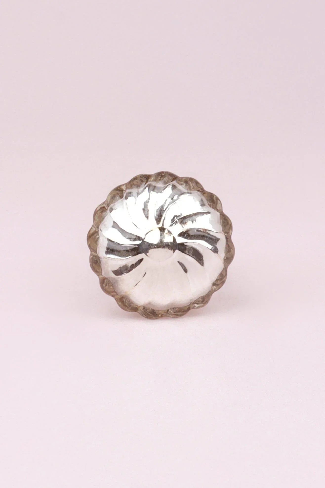 Celestia Swirl Mercury Glass Cabinet Knob — alternate view, G Decor