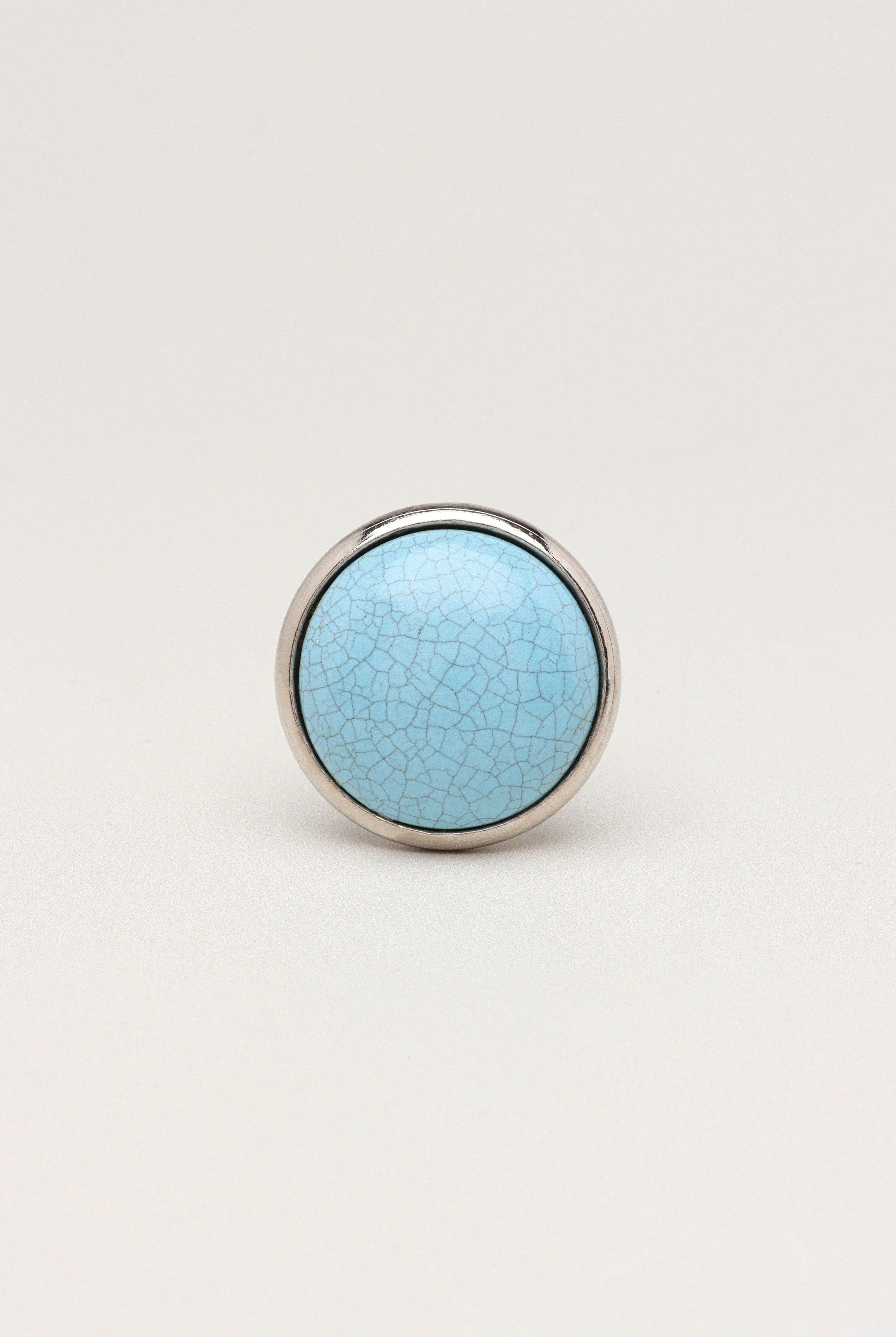 Charming Crackle Glazed Door Knobs with Chrome Base - G Decor