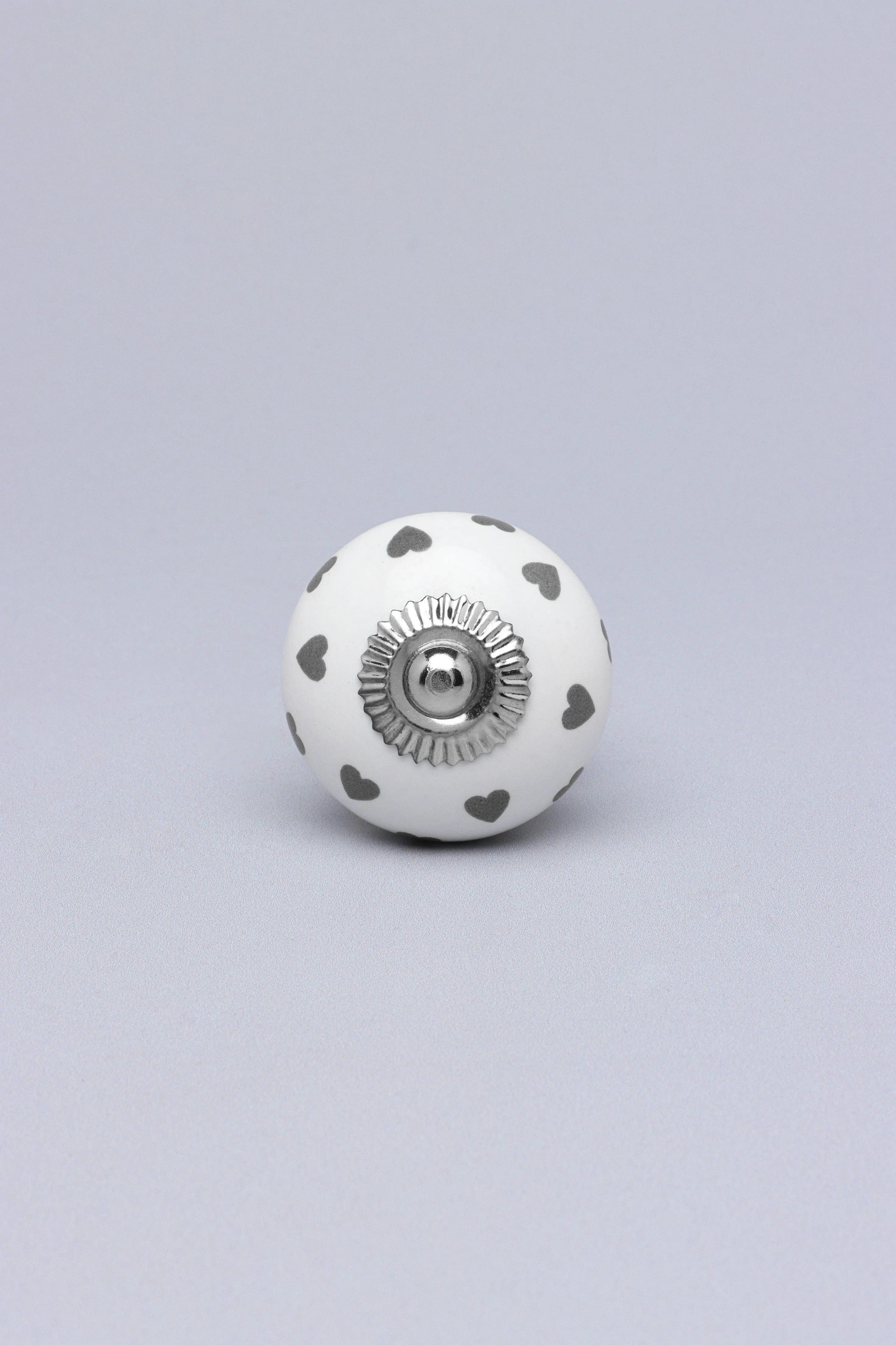 charming-polka-heart-ceramic-door-knob-g-decor-97006 - G Decor