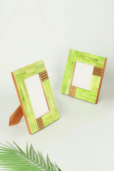 Colour Splash Bone and Brass Photo Frame