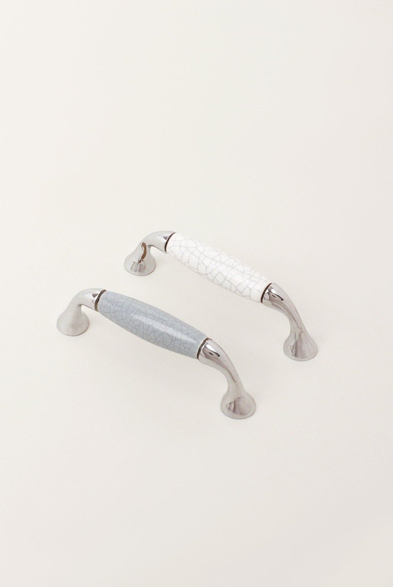 Crackle Ceramic Door Handles Cupboard Pulls Handles - G Decor