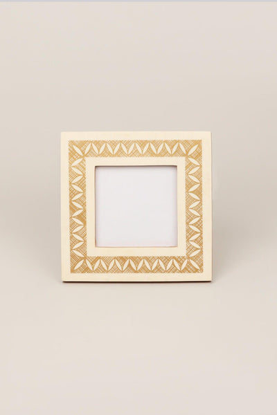G Decor Picture frames Brown / Small Cream and Brown Wooden Craft Art Stylish Photo Frames