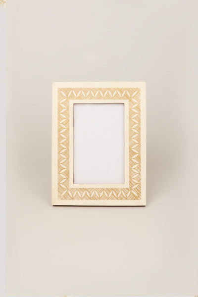 G Decor Picture frames Brown / Large Cream and Brown Wooden Craft Art Stylish Photo Frames