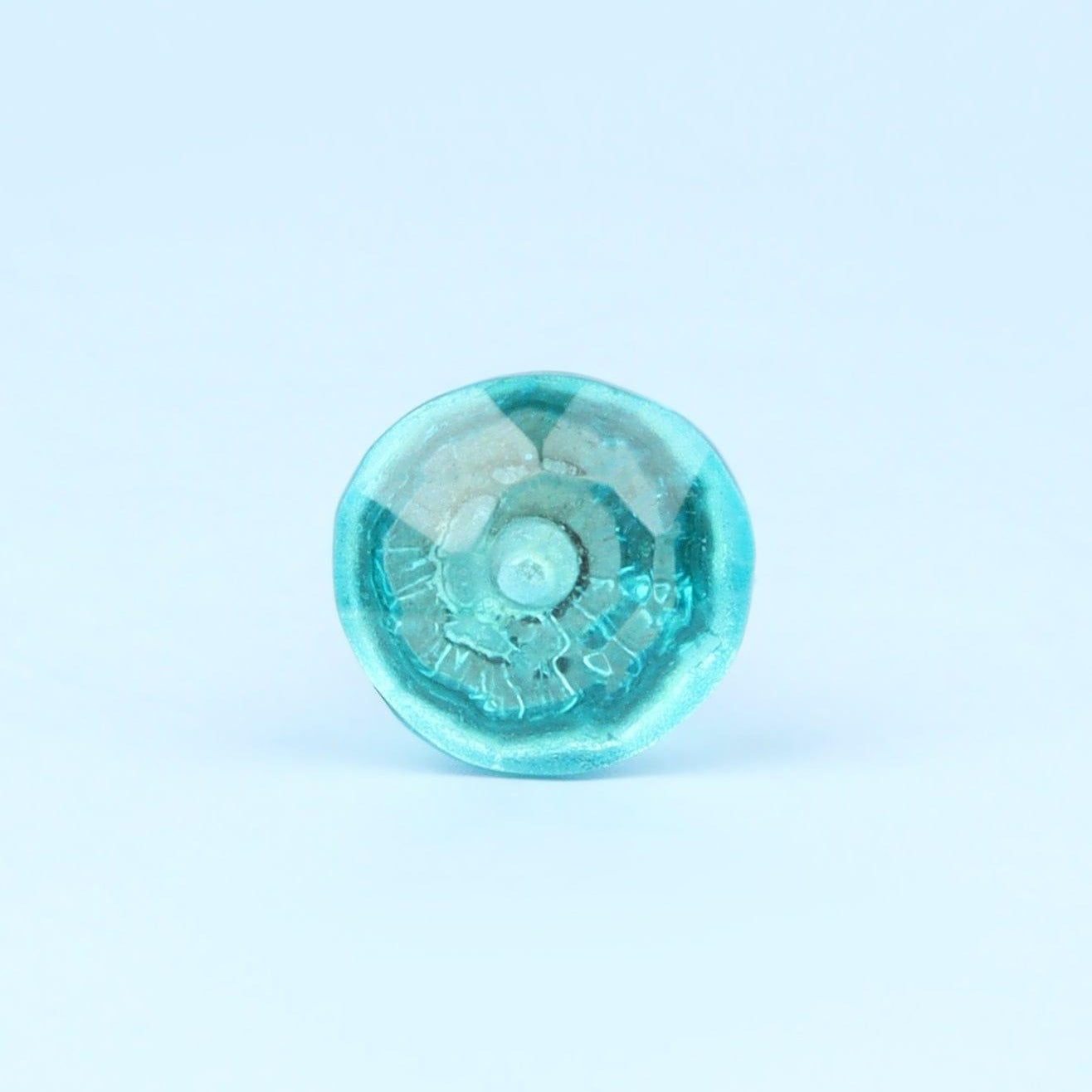 Crystal Handcrafted Coloured Faceted Glass Cupboard Door Knob Handle (22mm) - G Decor