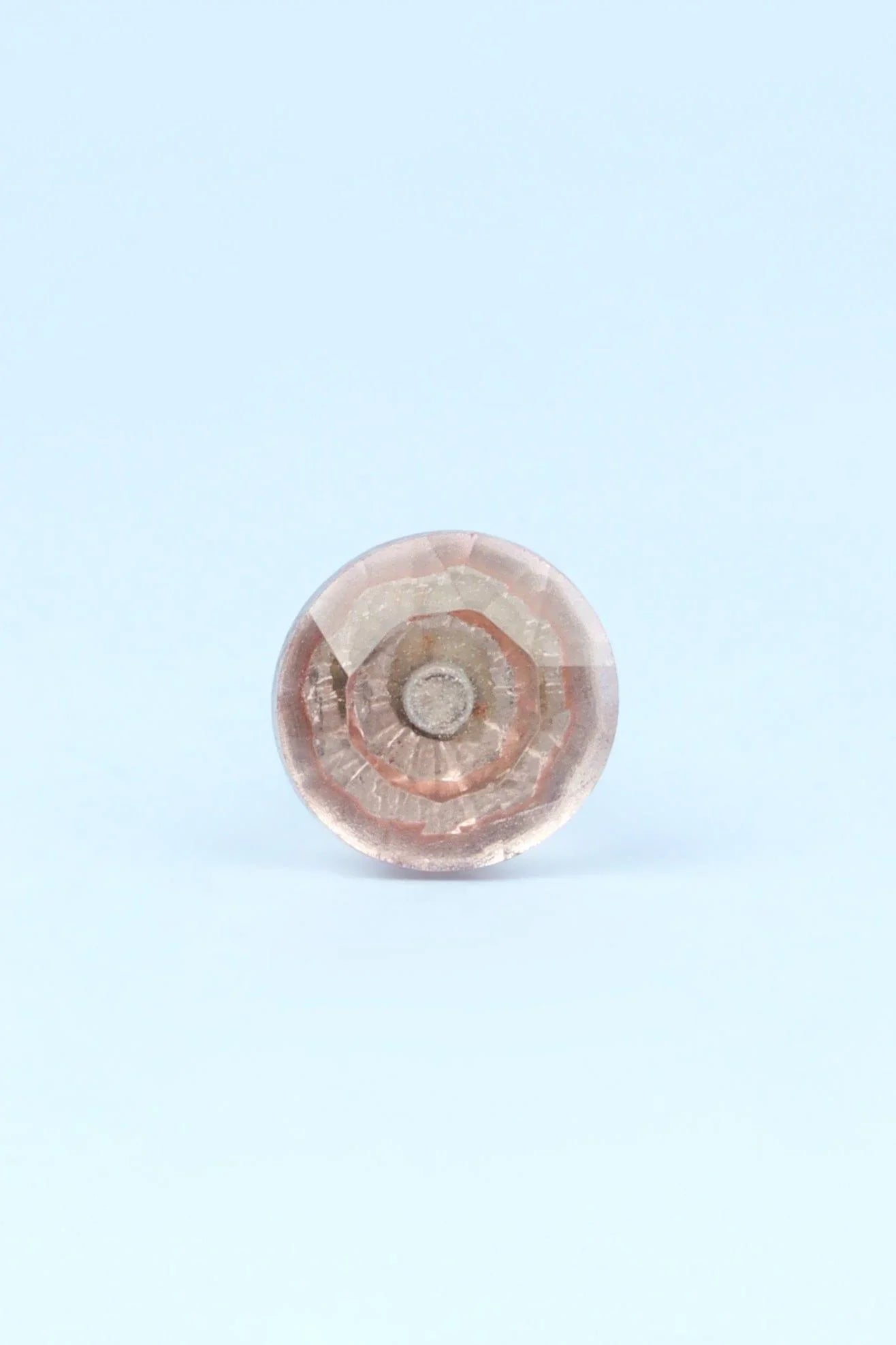 Crystal Faceted Glass Cabinet Knob, Pastel Tones 22mm — alternate view, G Decor