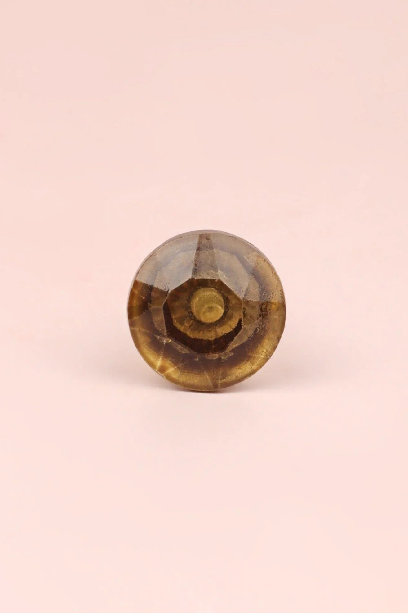 Crystal Faceted Glass Cabinet Knob, Earth Tones 22mm — view 5, G Decor