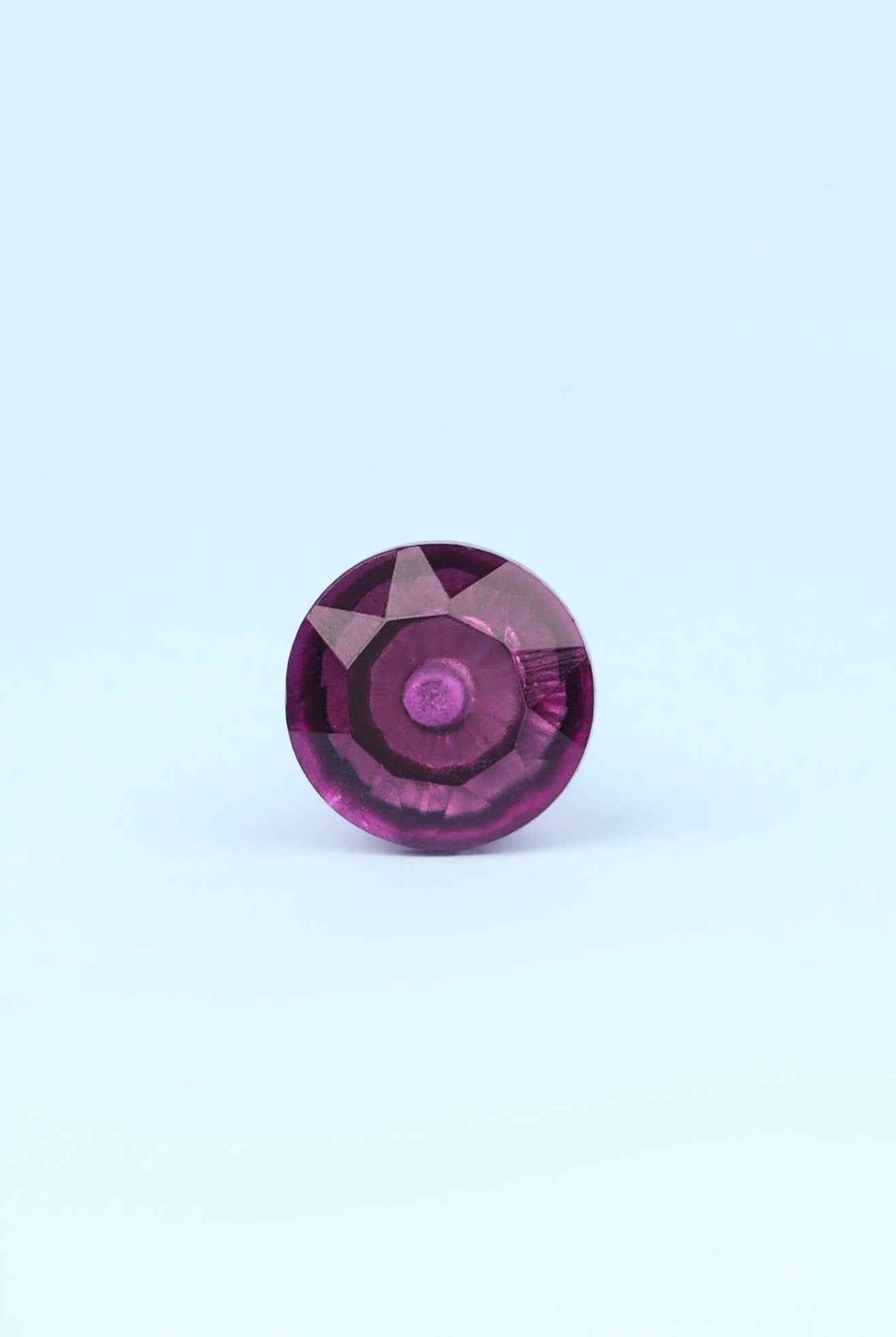 Crystal Handcrafted Coloured Faceted Glass Cupboard Door Knob Handle (22mm) - G Decor