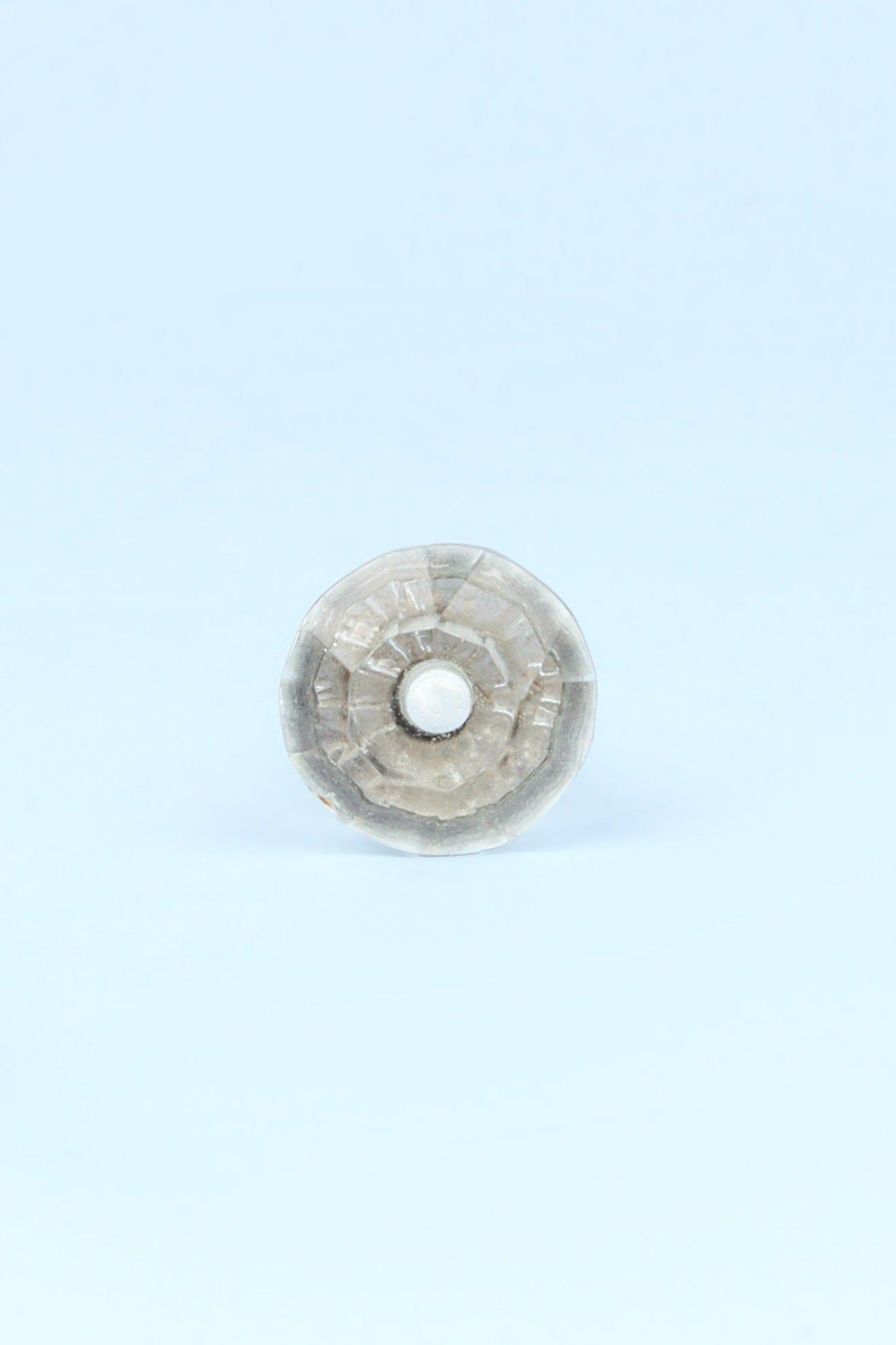 Crystal Handcrafted Coloured Faceted Glass Cupboard Door Knob Handle (22mm) - G Decor